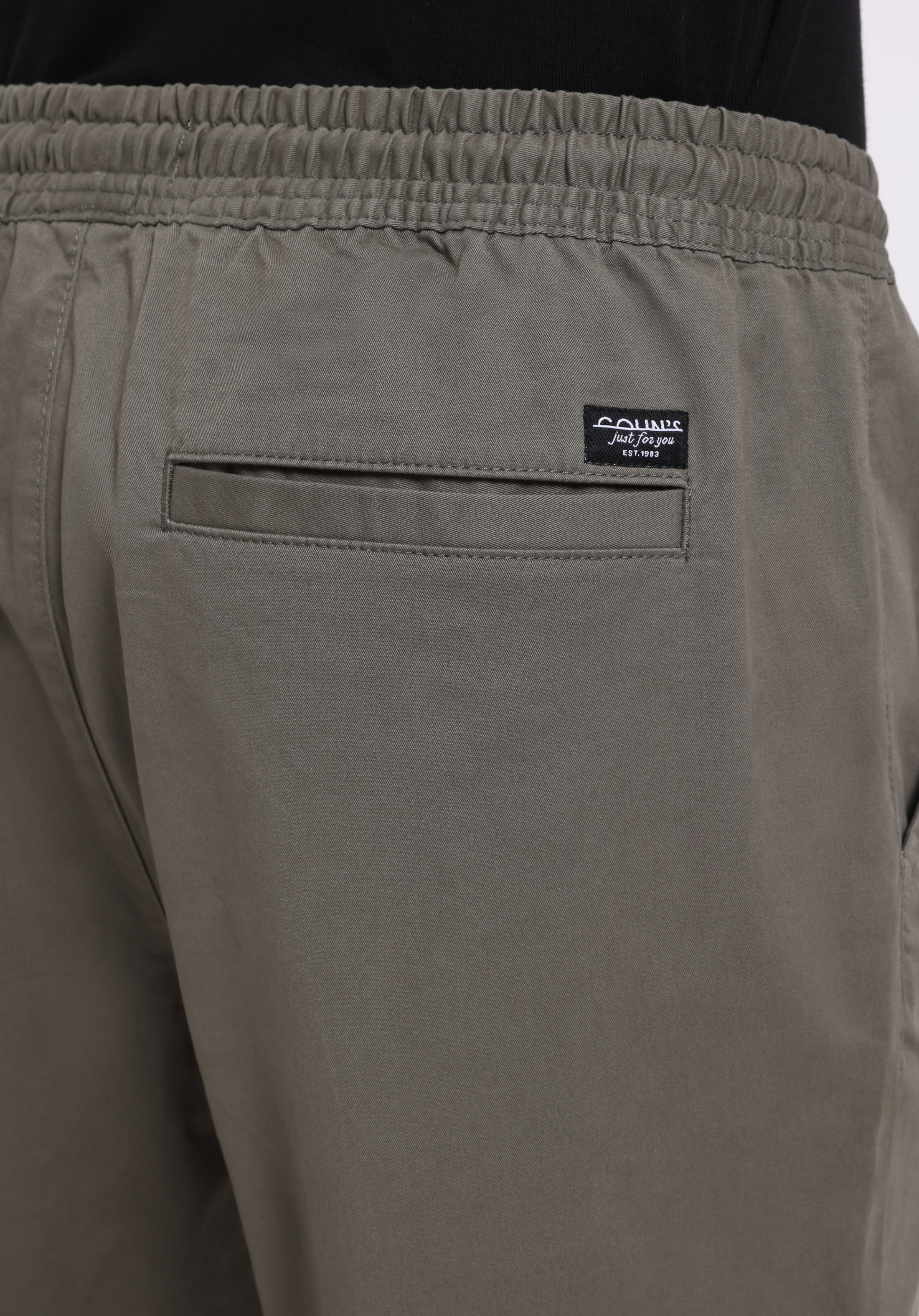 Cargo Fit Orta Bel Lastikli Paça Erkek Yeşil  Pantolon