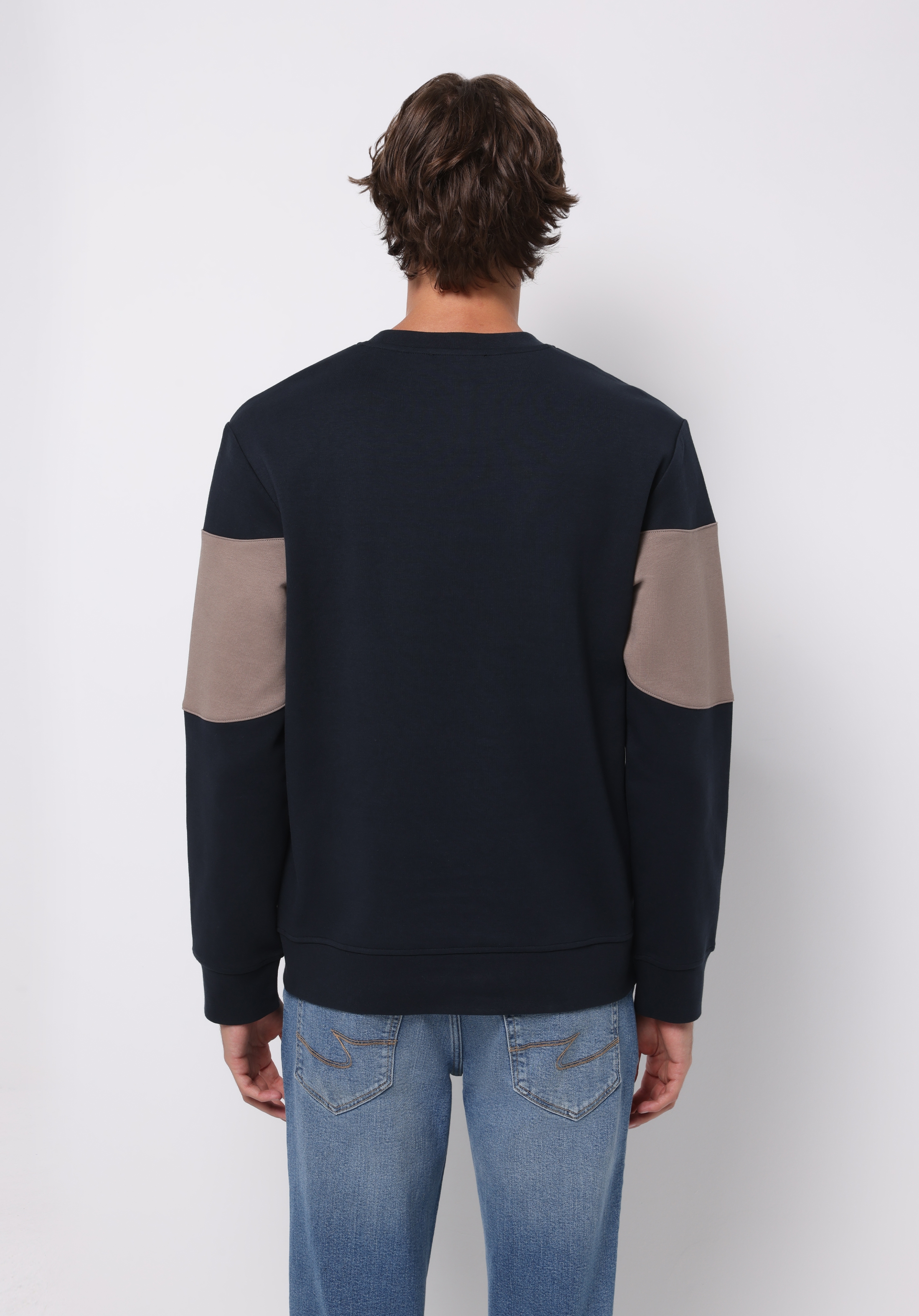 Comfort Fit   Erkek Lacivert Sweatshirt