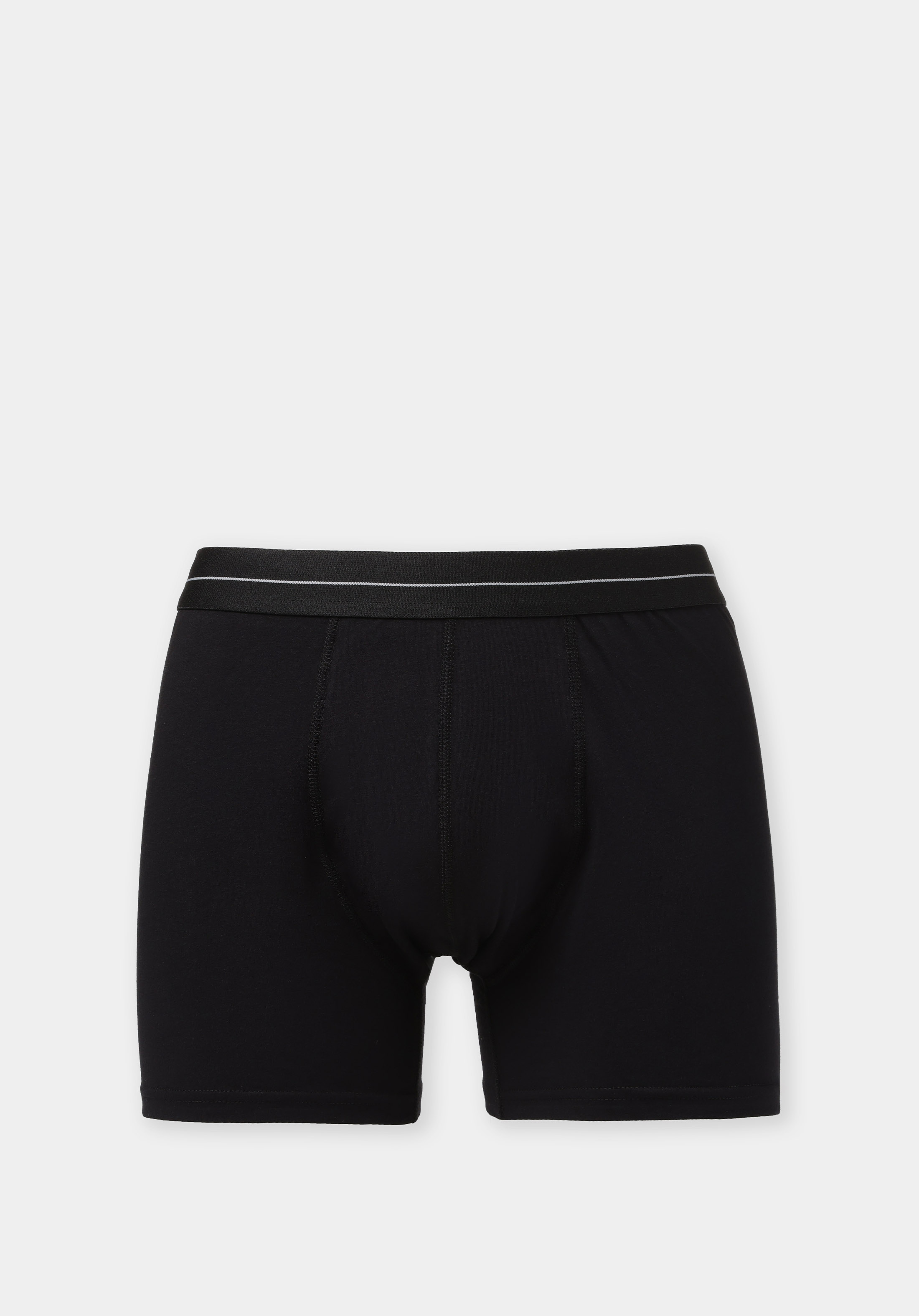 Modern Fit Baskılı Erkek Siyah Boxer