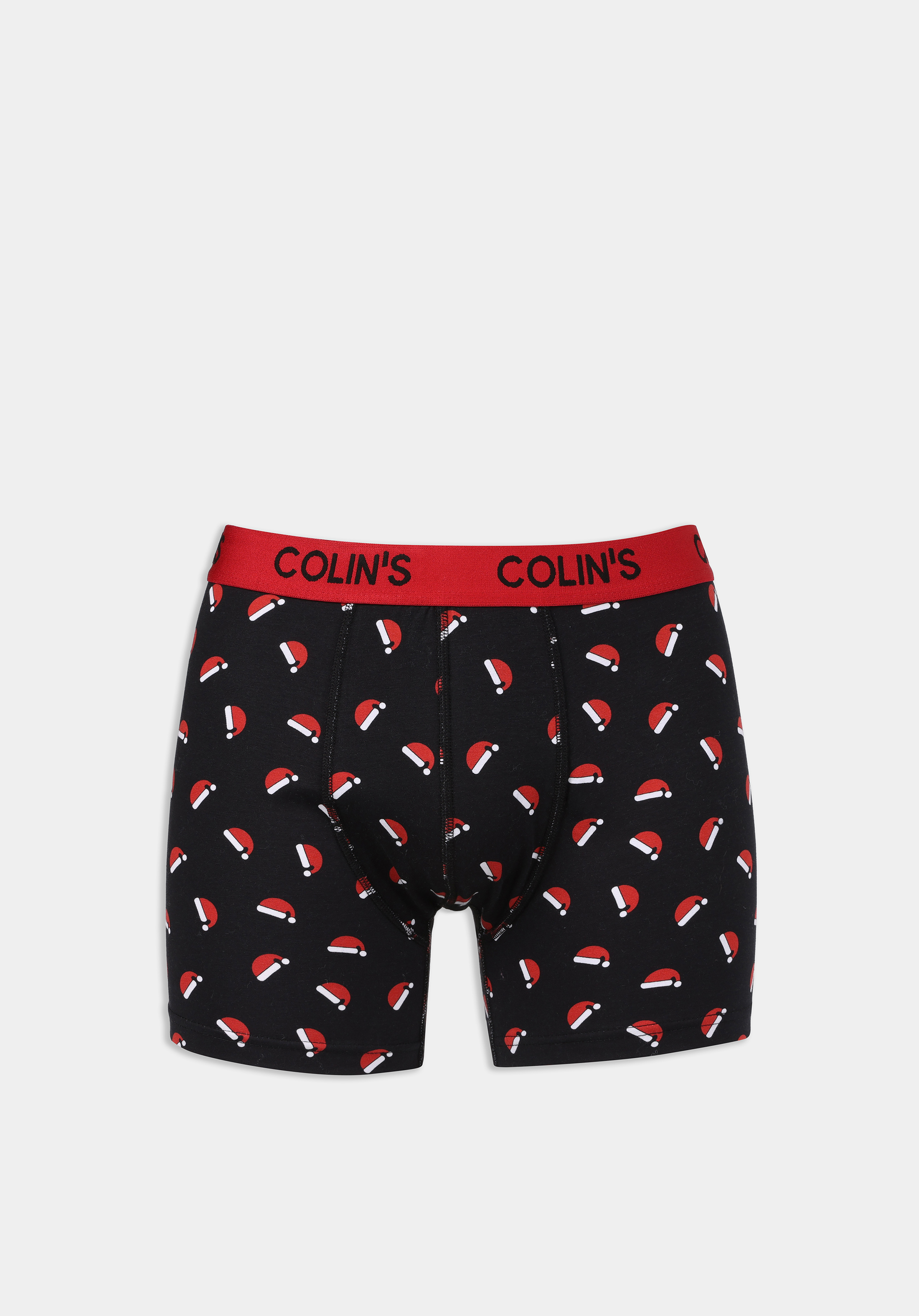 Modern Fit Baskılı Erkek Siyah Boxer