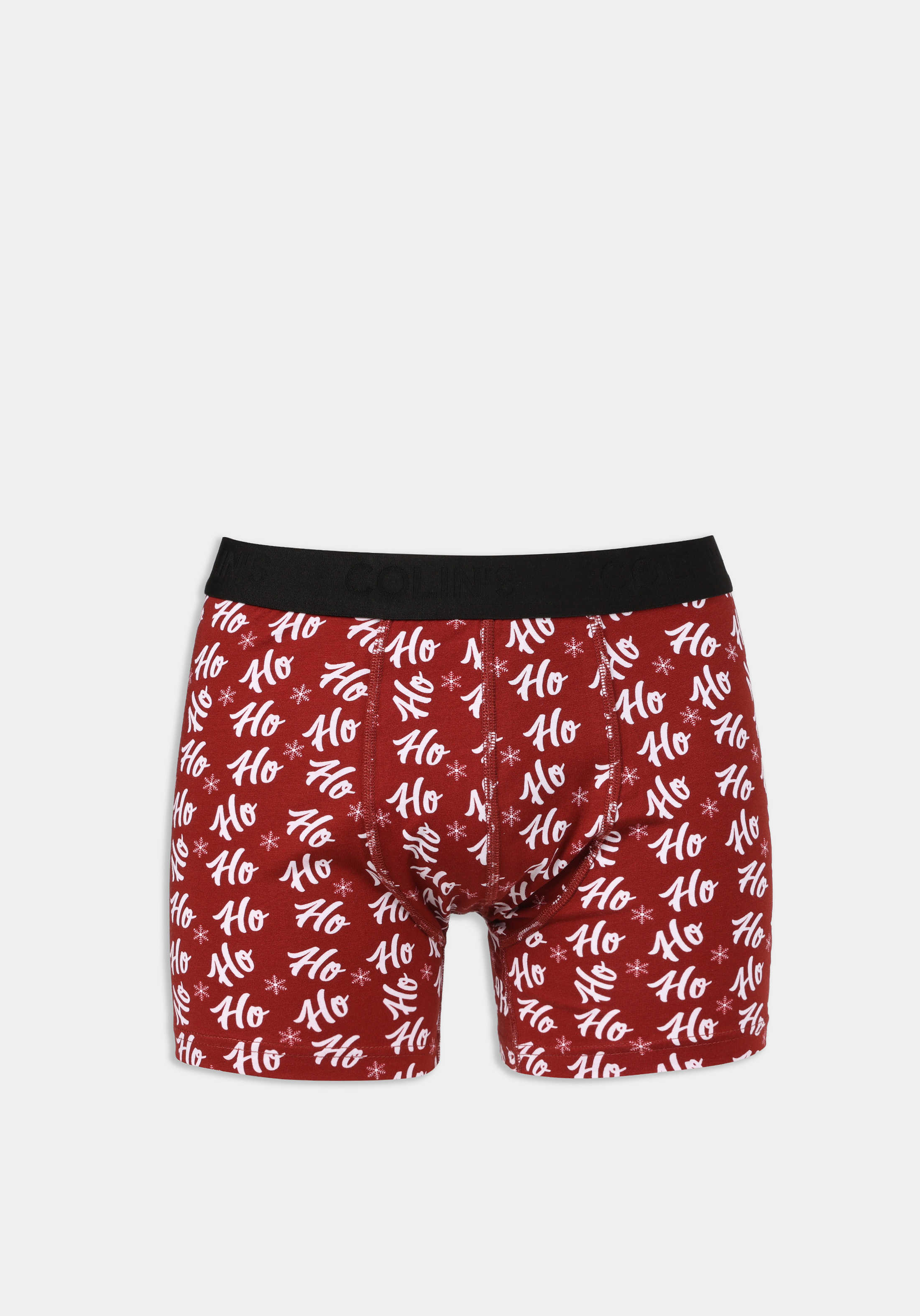 Modern Fit Baskılı Erkek Bordo Boxer