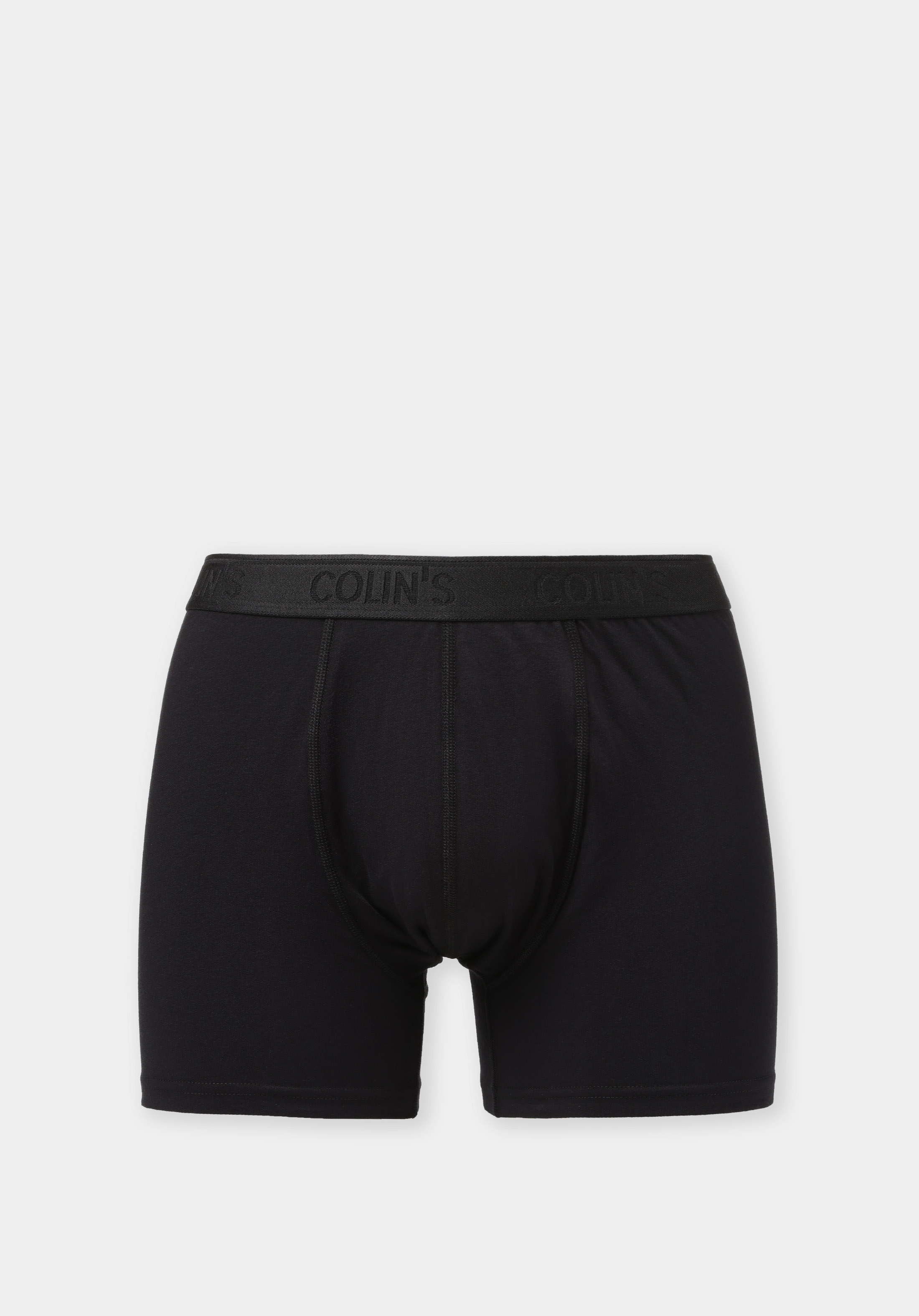 Modern Fit Düz Erkek Siyah Boxer