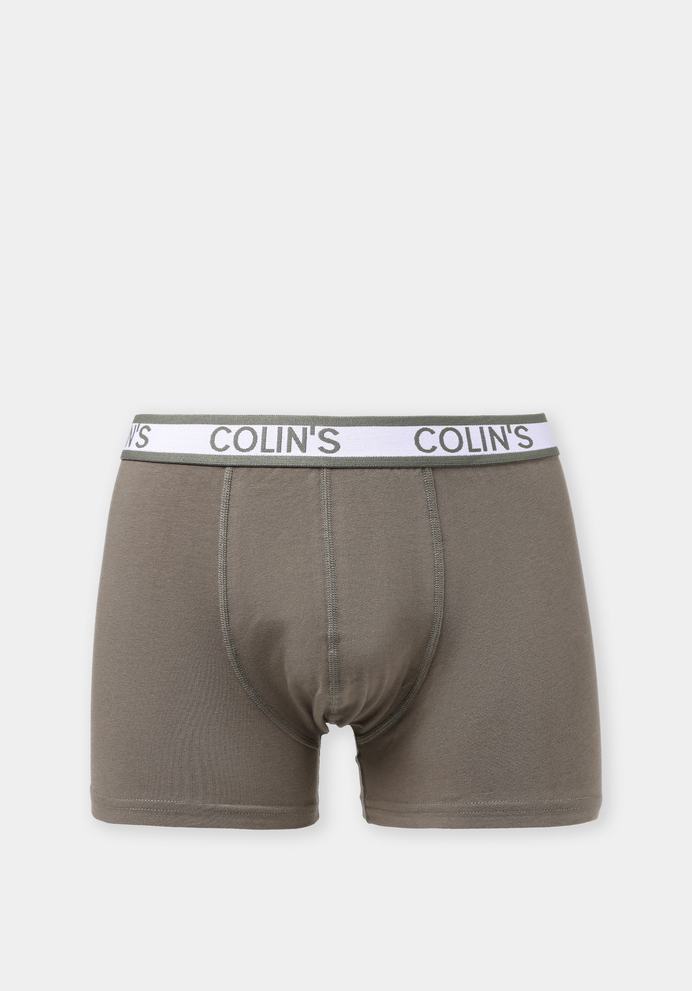 Modern Fit Düz Erkek Yeşil Boxer