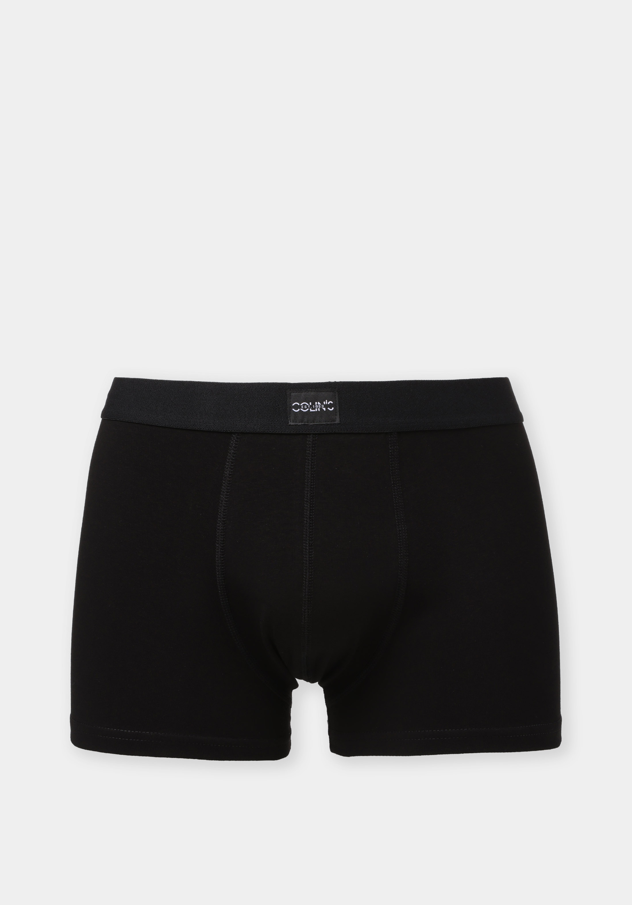 Modern Fit Düz Erkek Siyah Boxer