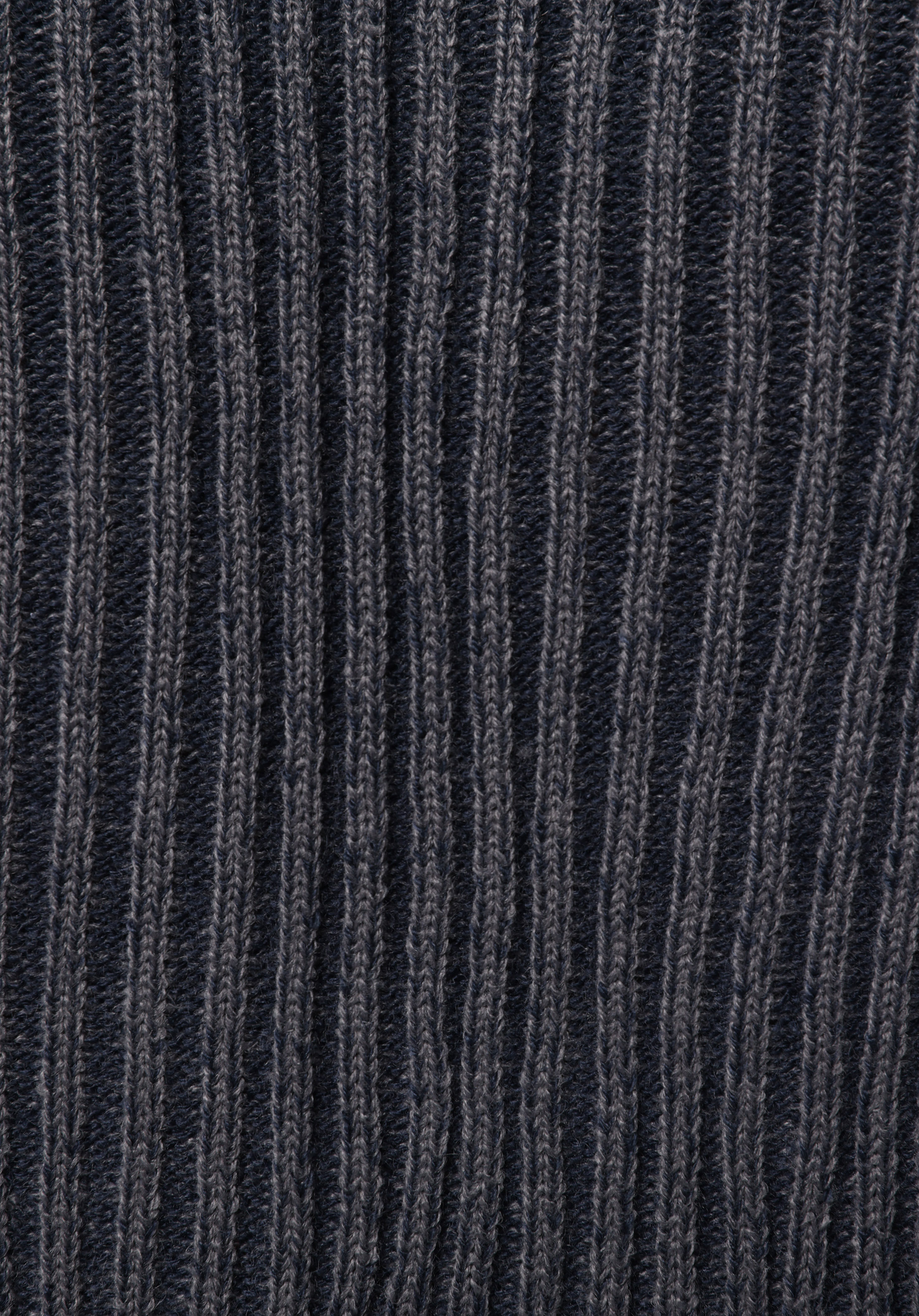 Regular Fit Yuvarlak Yaka Jakarlı Erkek Lacivert Kazak