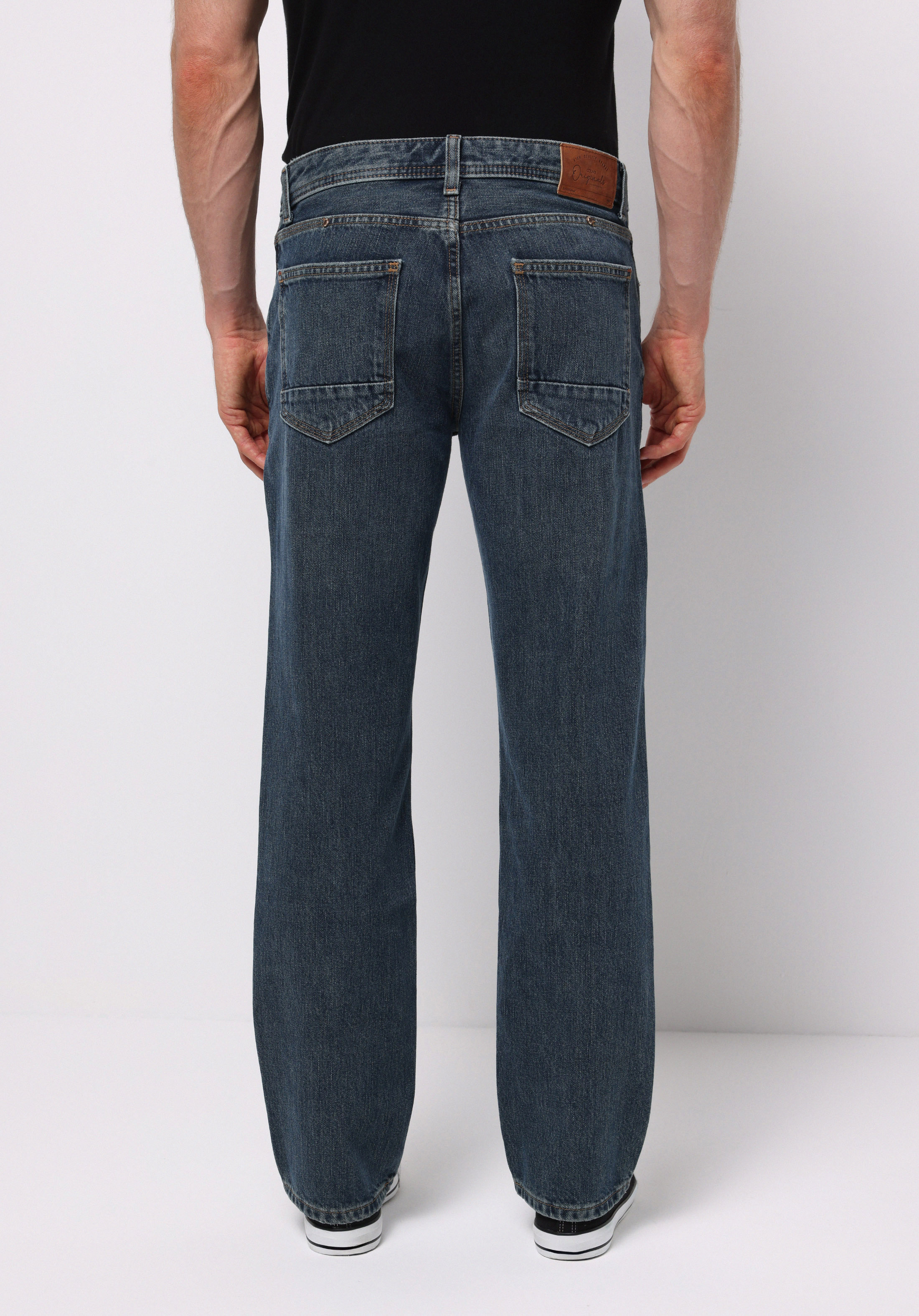 Regular Fit   Erkek İndigo Jean Pantolon