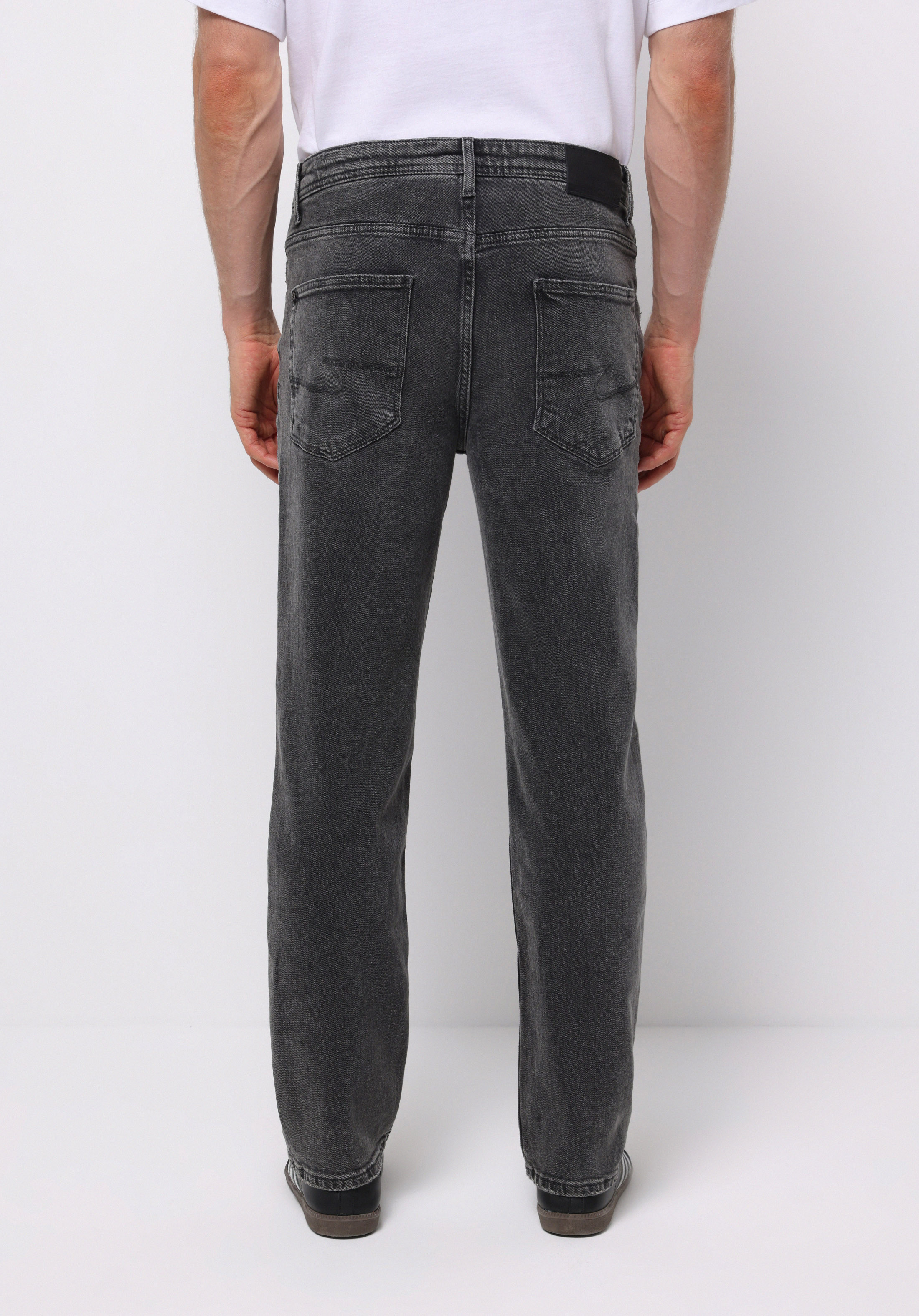 Loose Straight Fit   Erkek Siyah Jean Pantolon