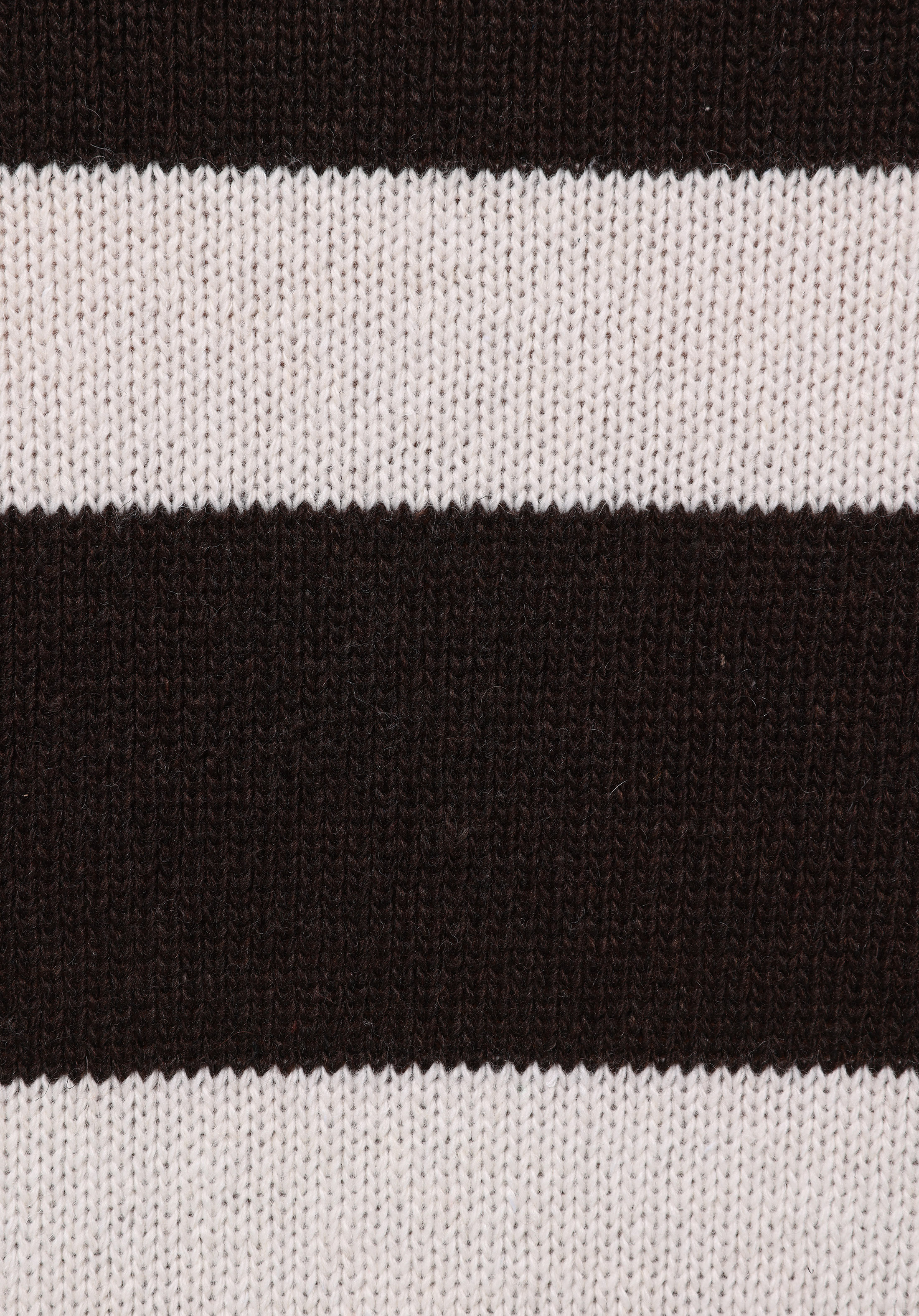 Regular Fit Yuvarlak Yaka Jakarlı Erkek Kahverengi Kazak