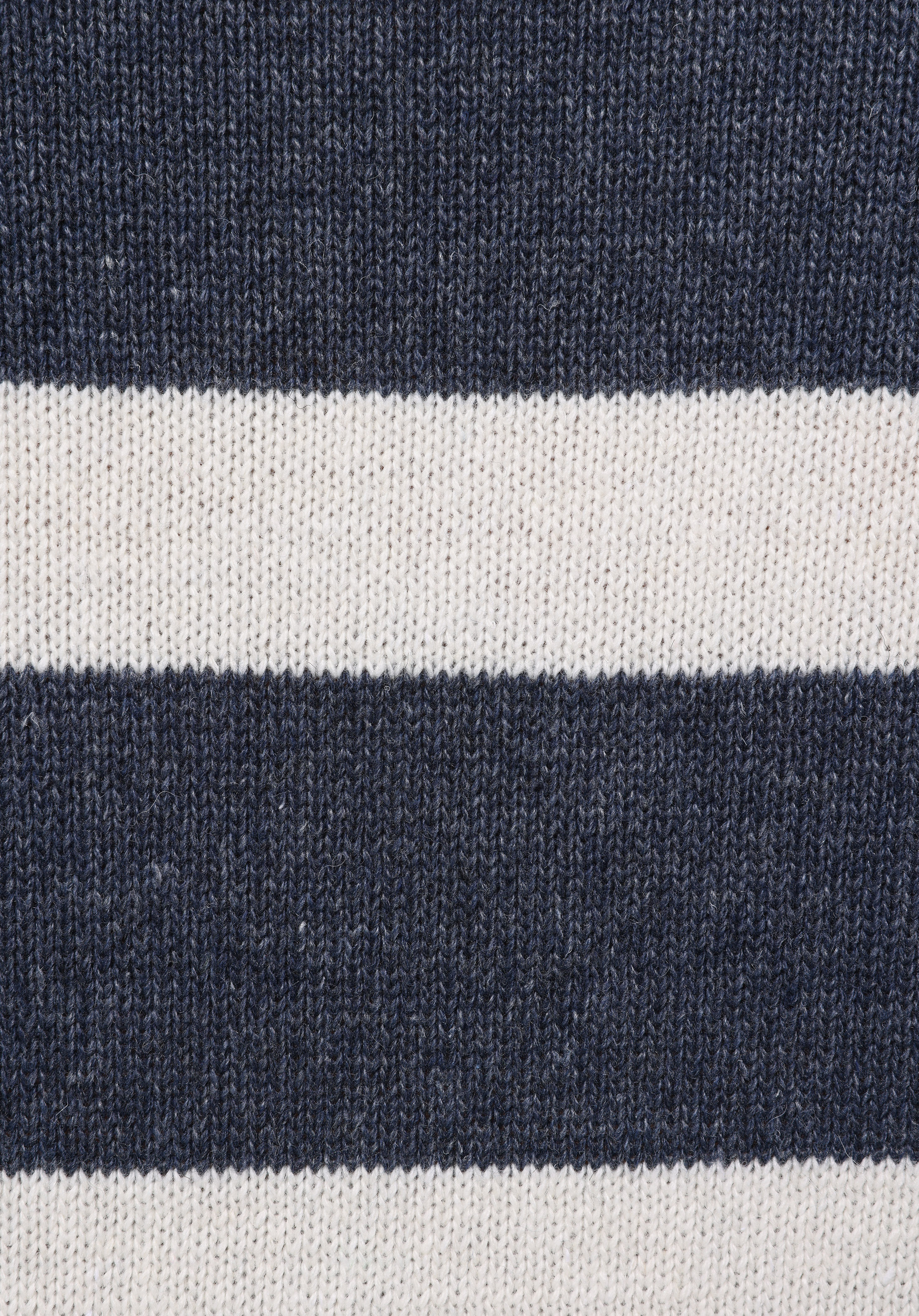 Regular Fit Yuvarlak Yaka Jakarlı Erkek Lacivert Kazak