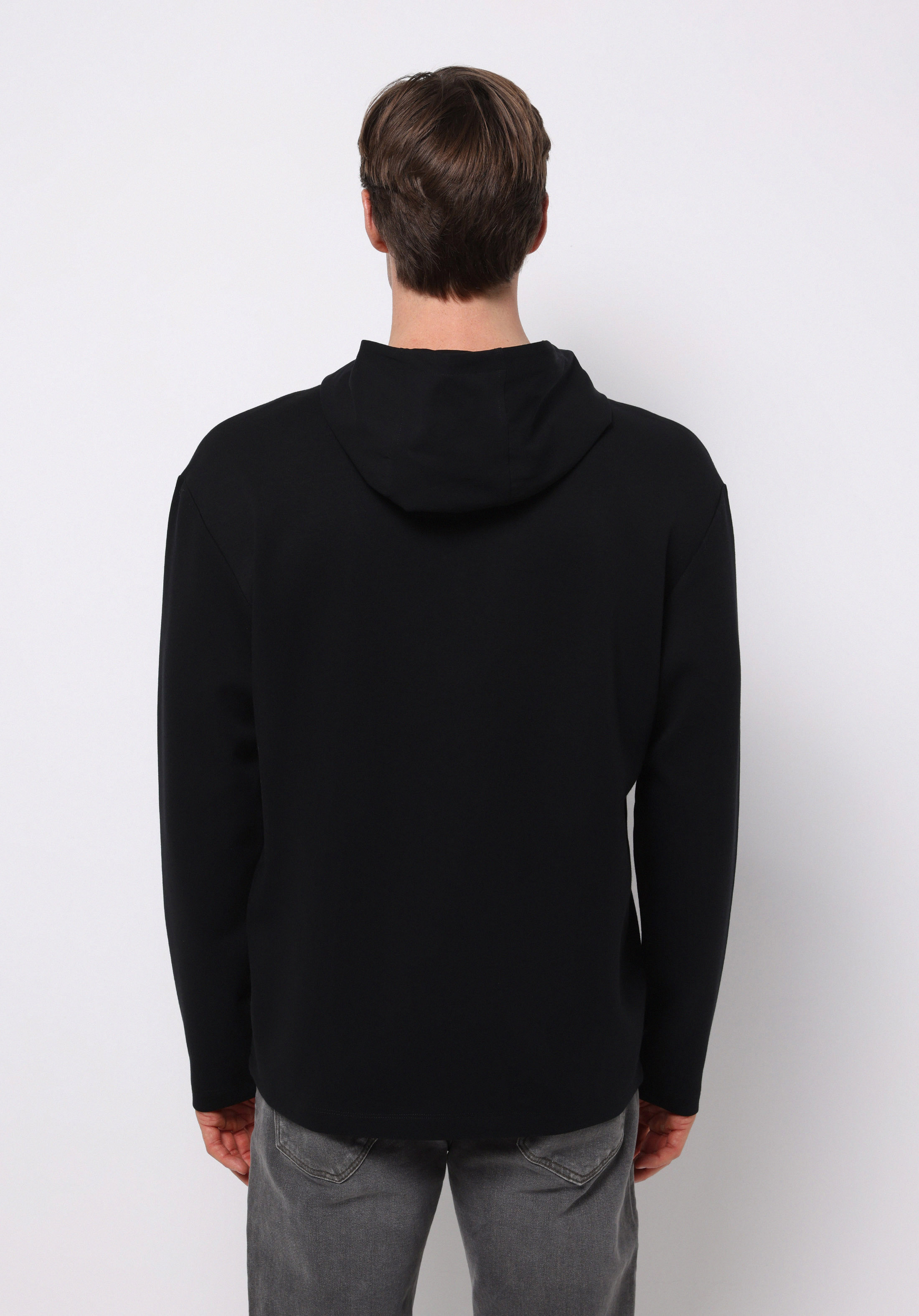 Comfort Fit   Erkek Siyah Sweatshirt