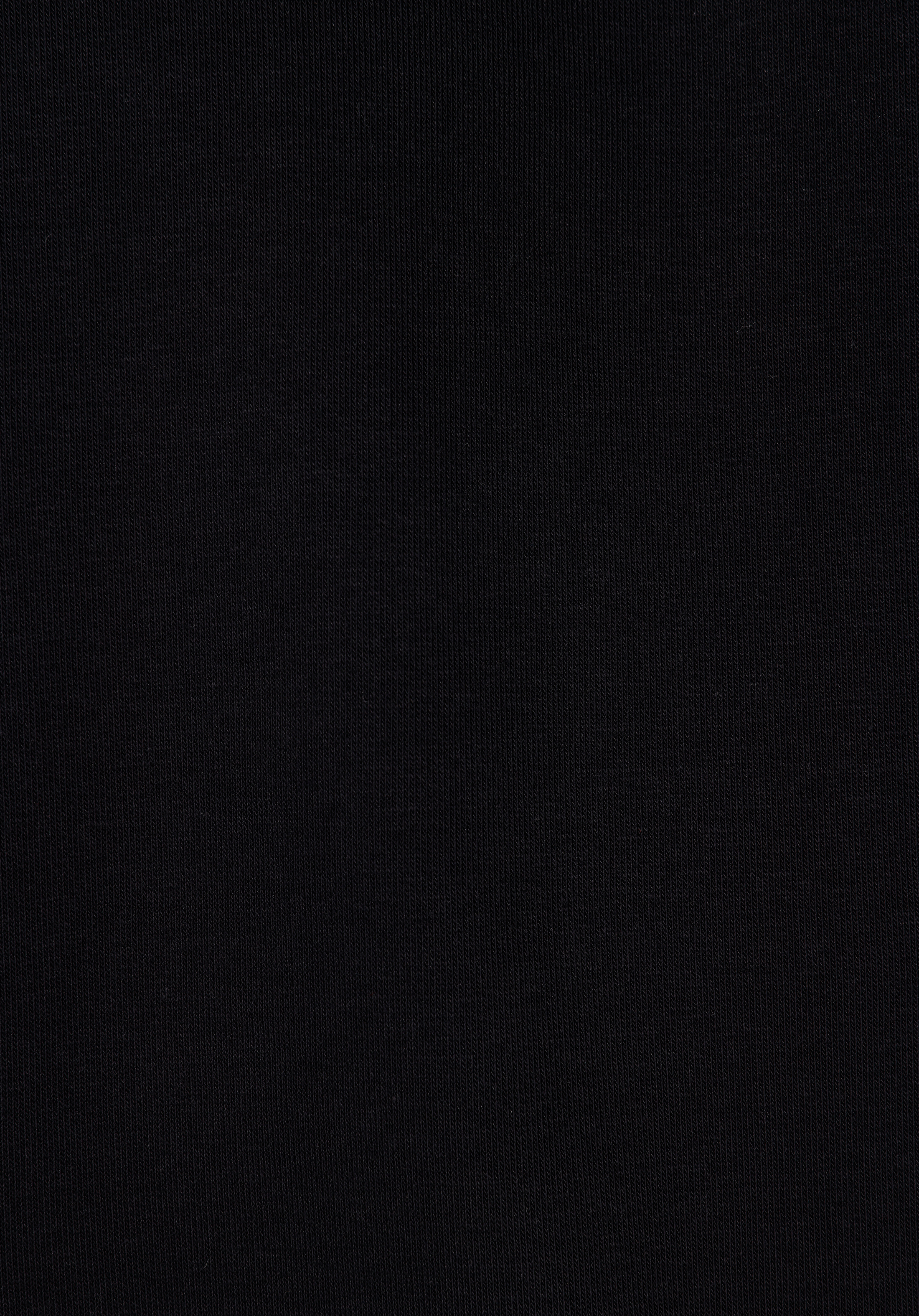 Regular Fit Yuvarlak Yaka Düz Erkek Siyah Uzun Kol Tişört