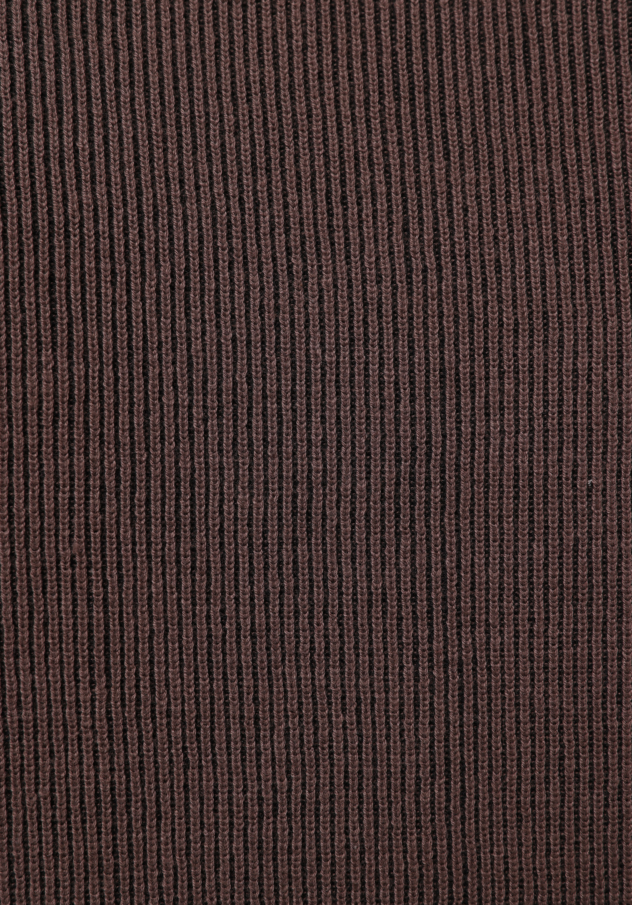 Regular Fit Yuvarlak Yaka Jakarlı Erkek Kahverengi Kazak