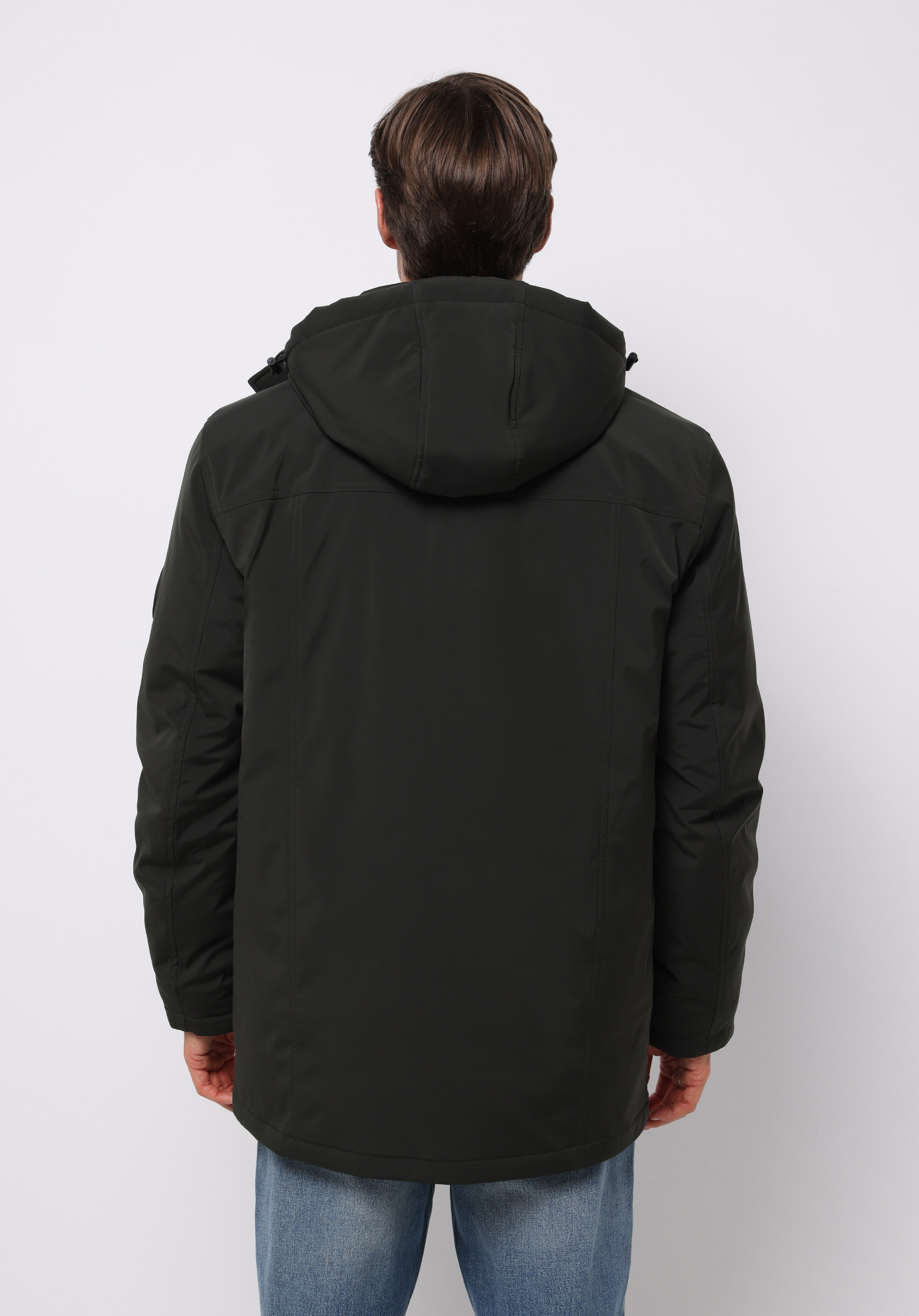 Regular Fit     Erkek Yeşil Kaban