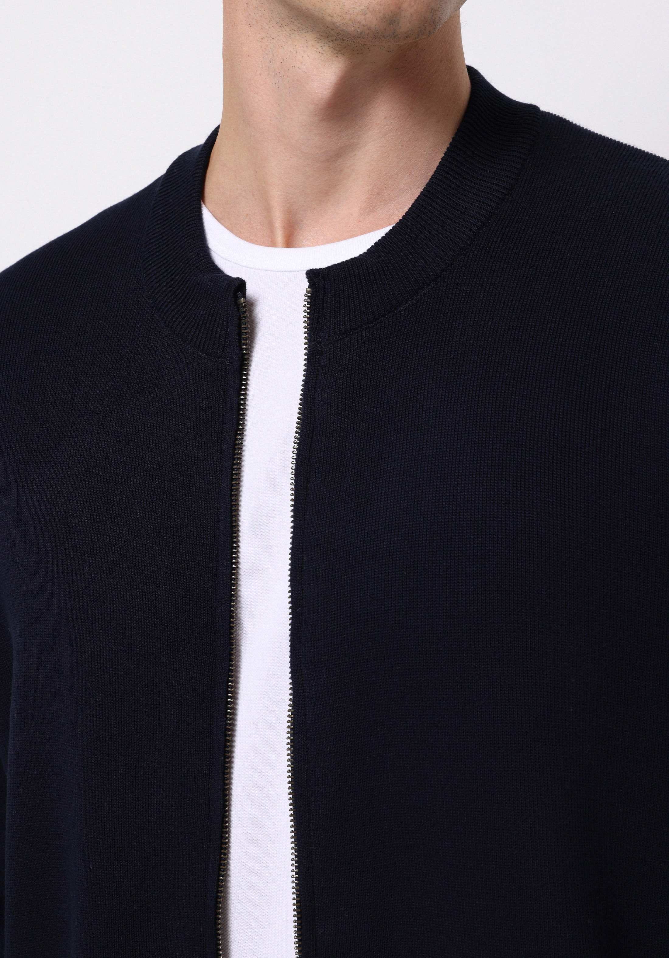 Regular Fit   Erkek Lacivert Hırka