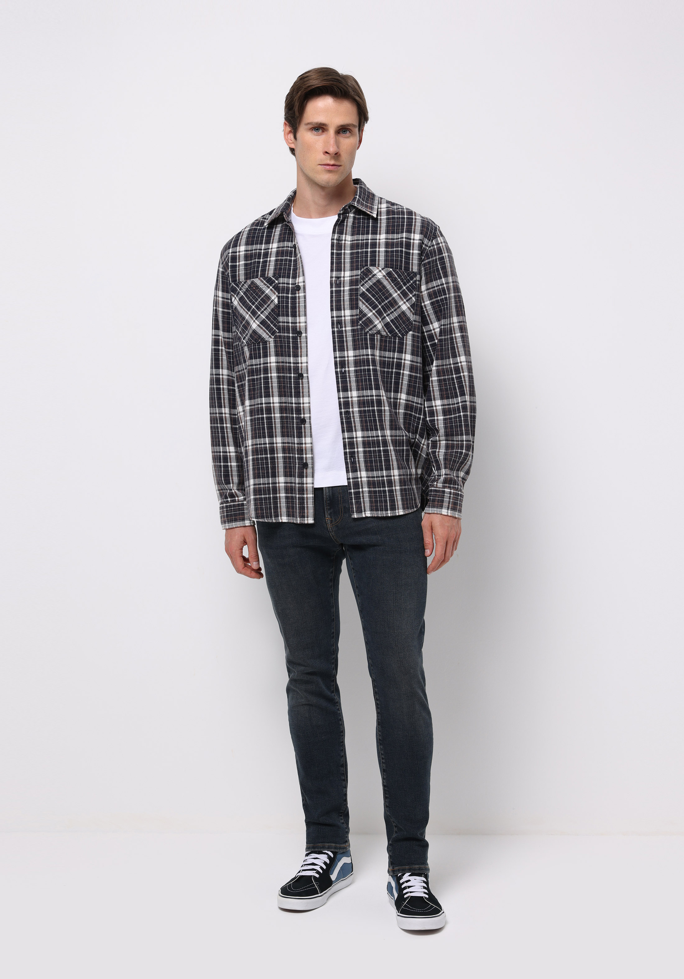 Slim Fit   Erkek Lacivert Jean Pantolon