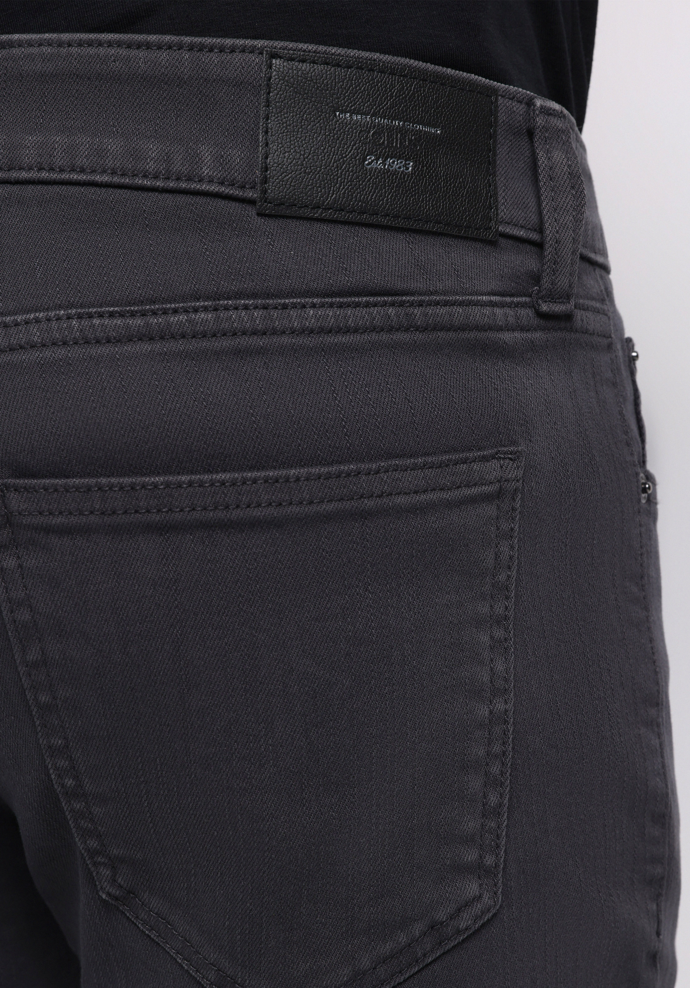 Straight Fit Orta Bel Düz Paça Erkek Antrasit  Pantolon