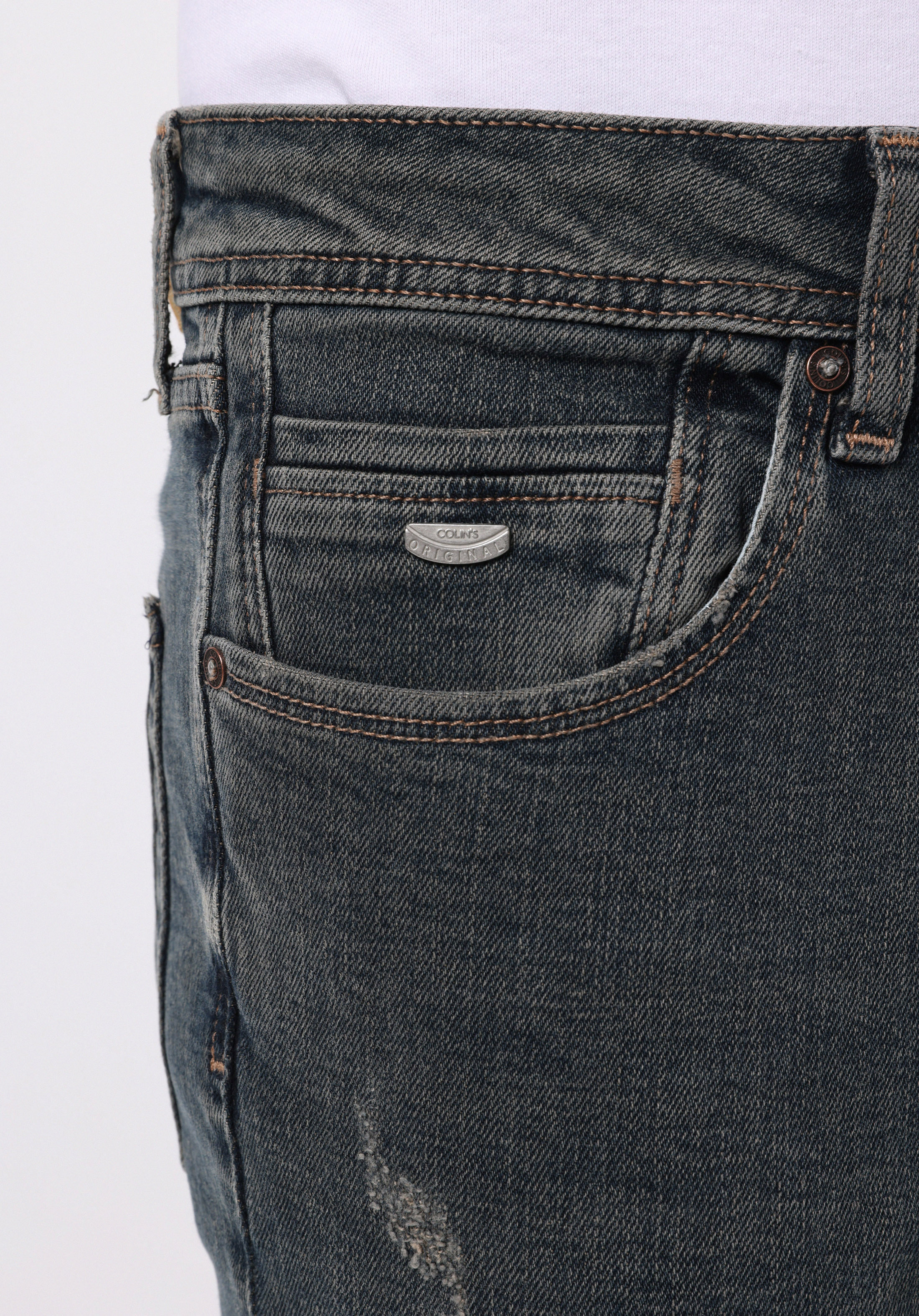 Straight Fit   Erkek İndigo Jean Pantolon