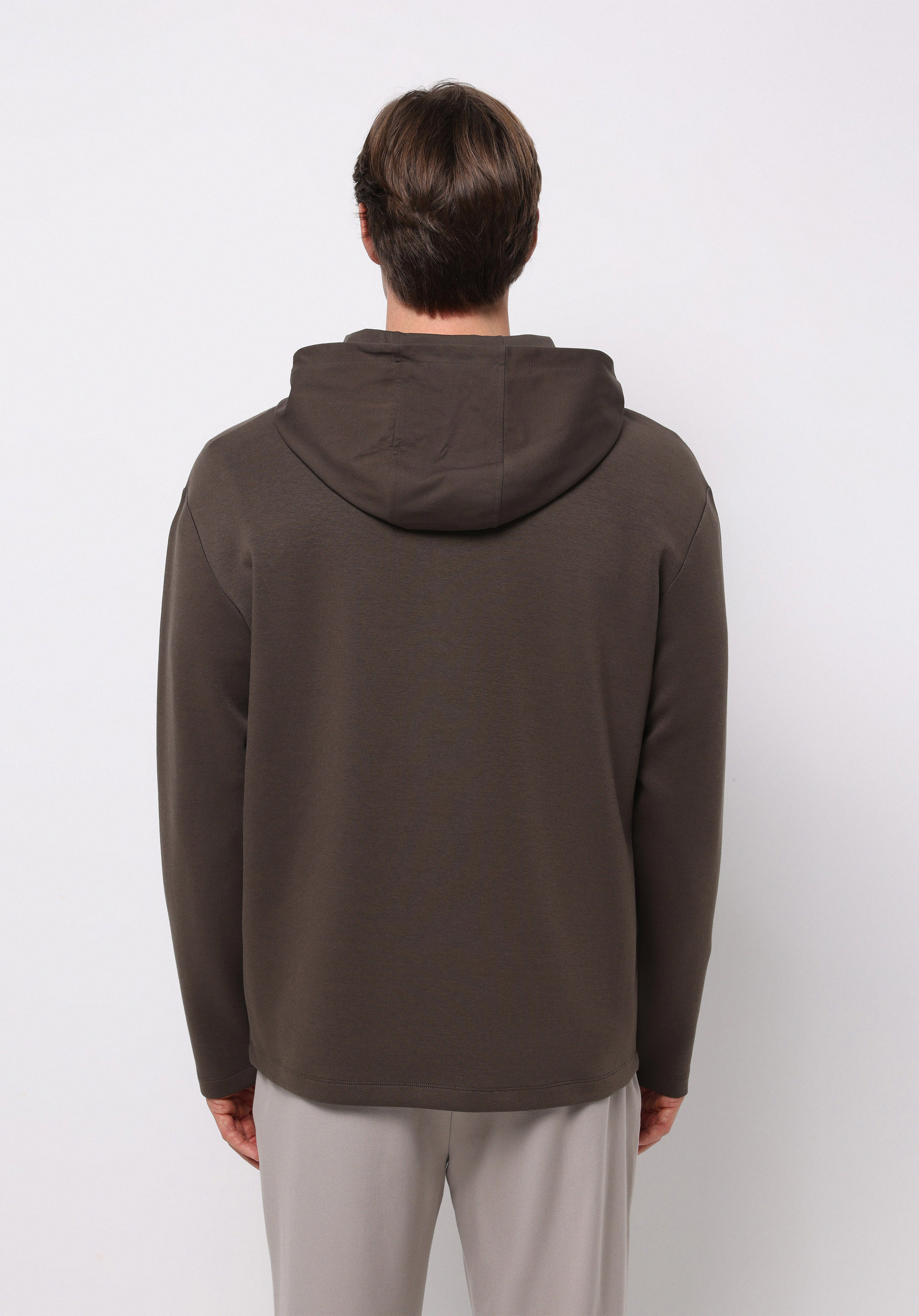Comfort Fit   Erkek Gri Sweatshirt