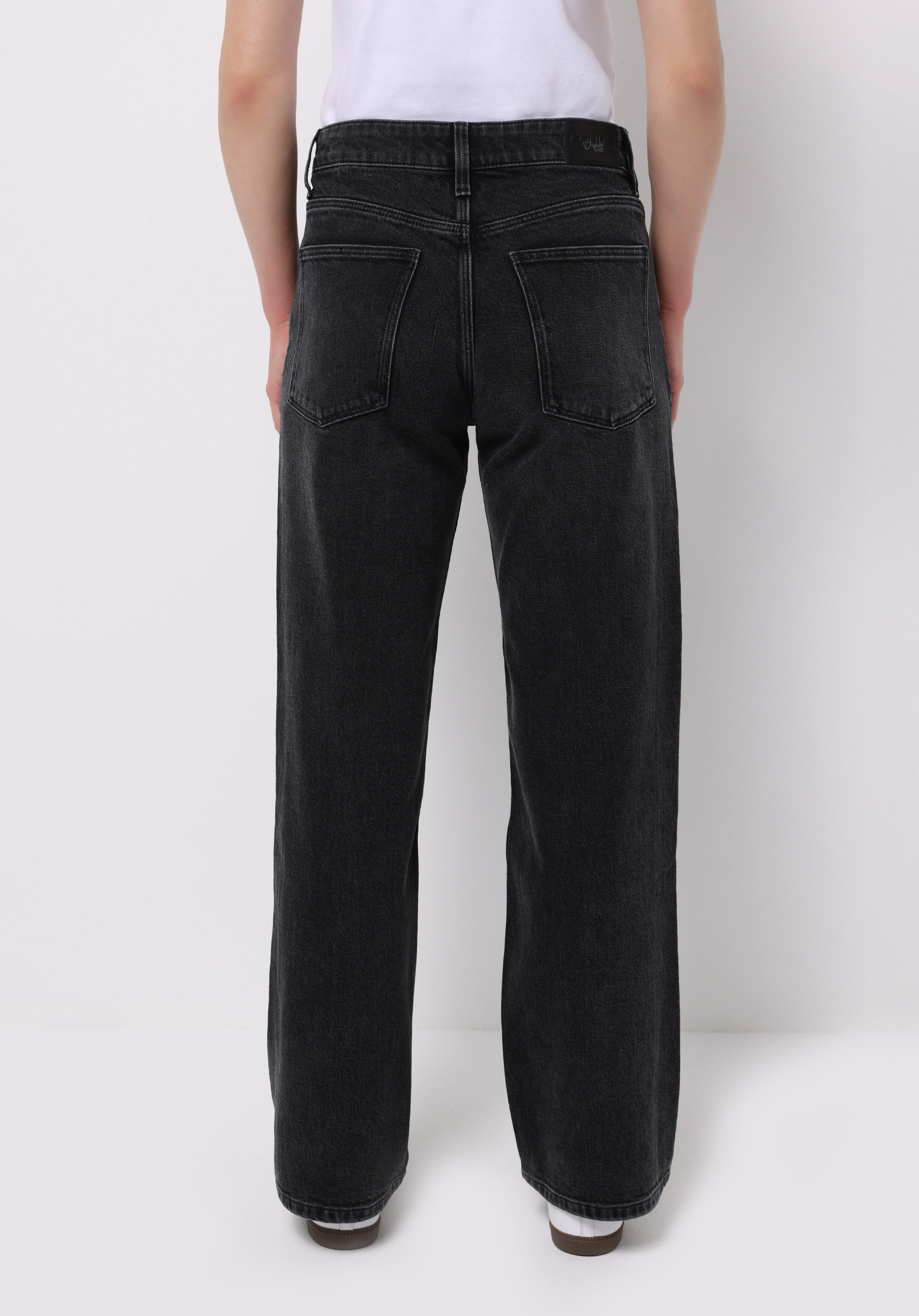 Straight Fit   Kadın Siyah Jean Pantolon