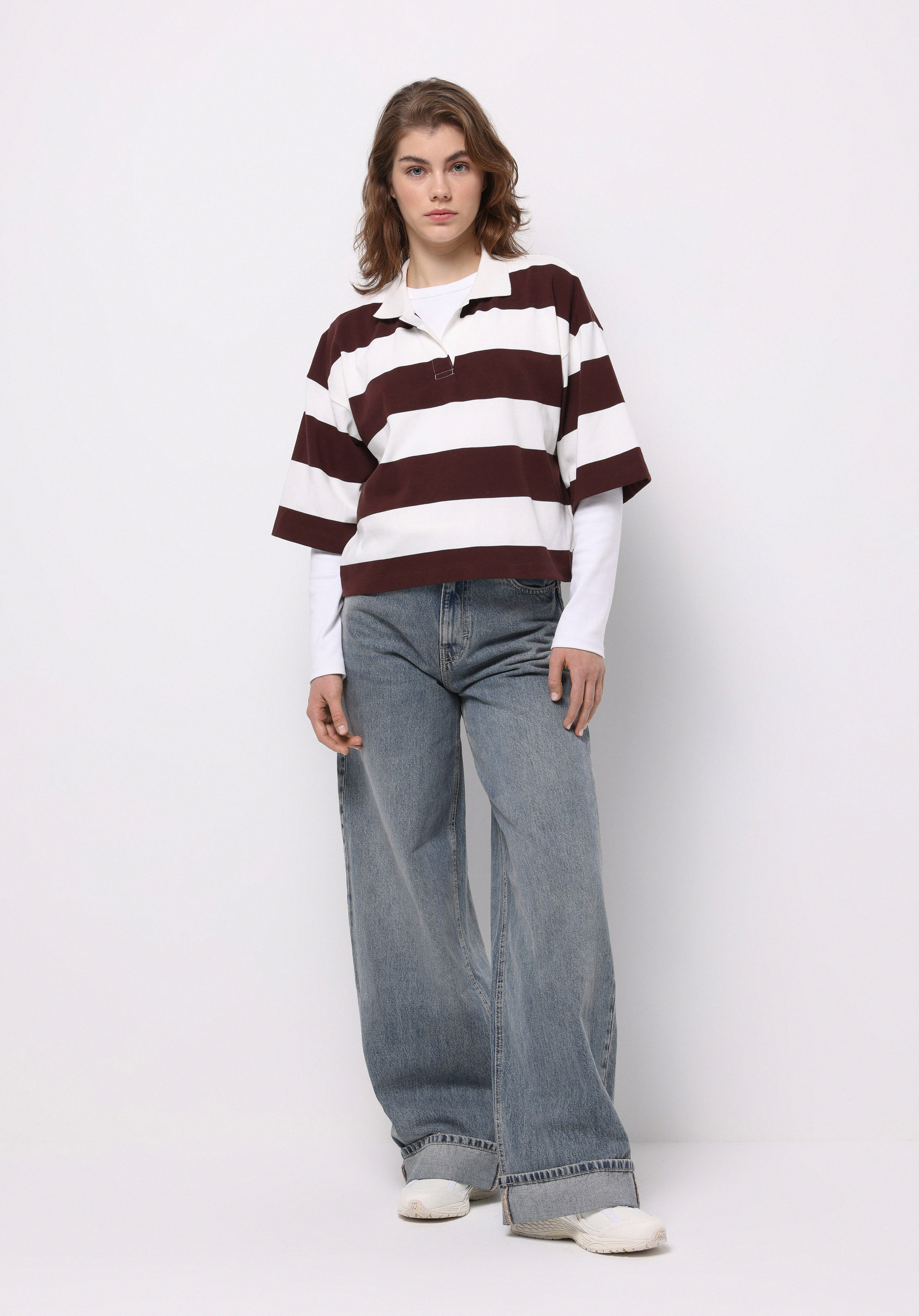 Loose Fit   Kadın İndigo Jean Pantolon