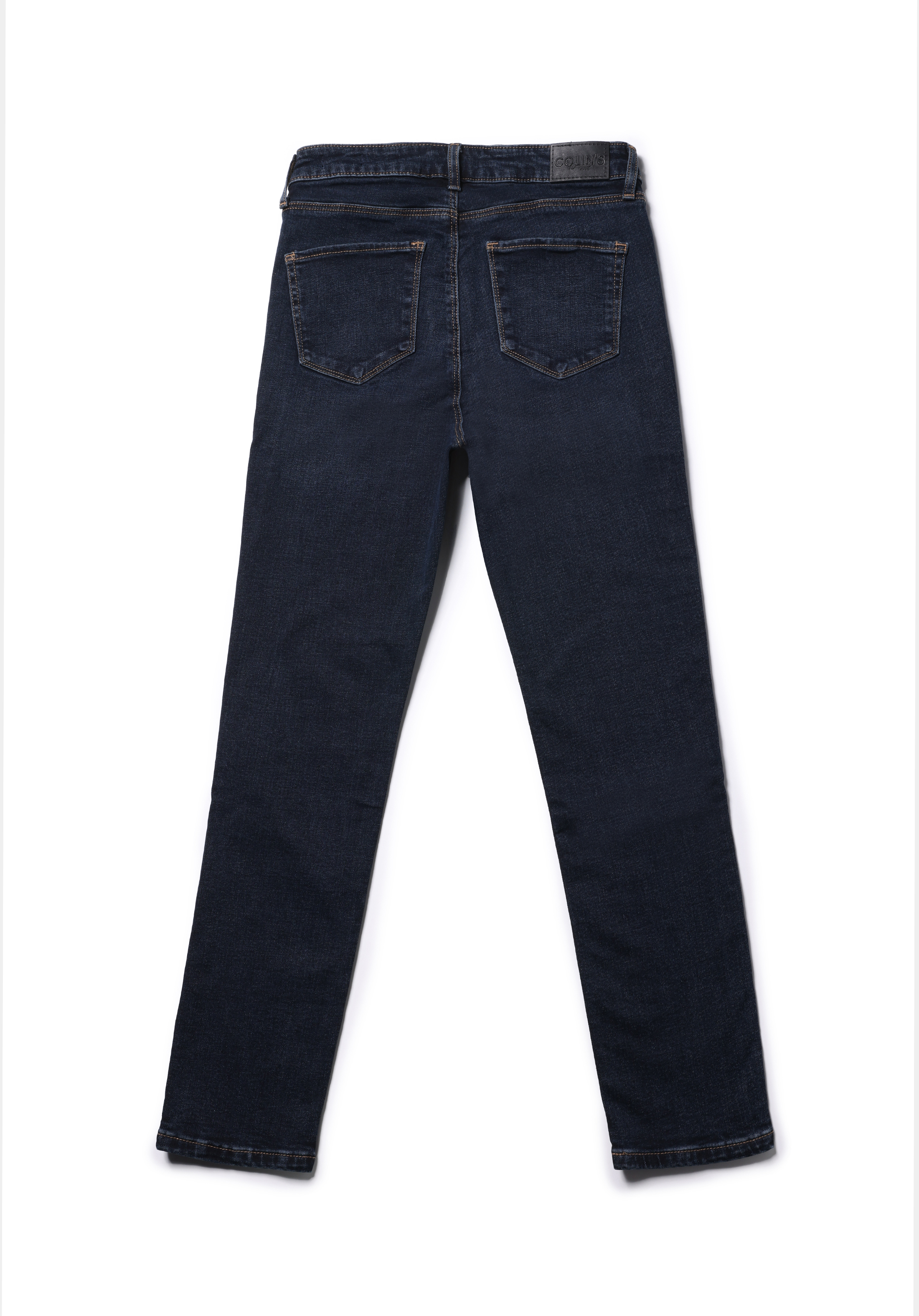 Slim Fit  Dar Paça Kadın Koyu İndigo Jean Pantolon