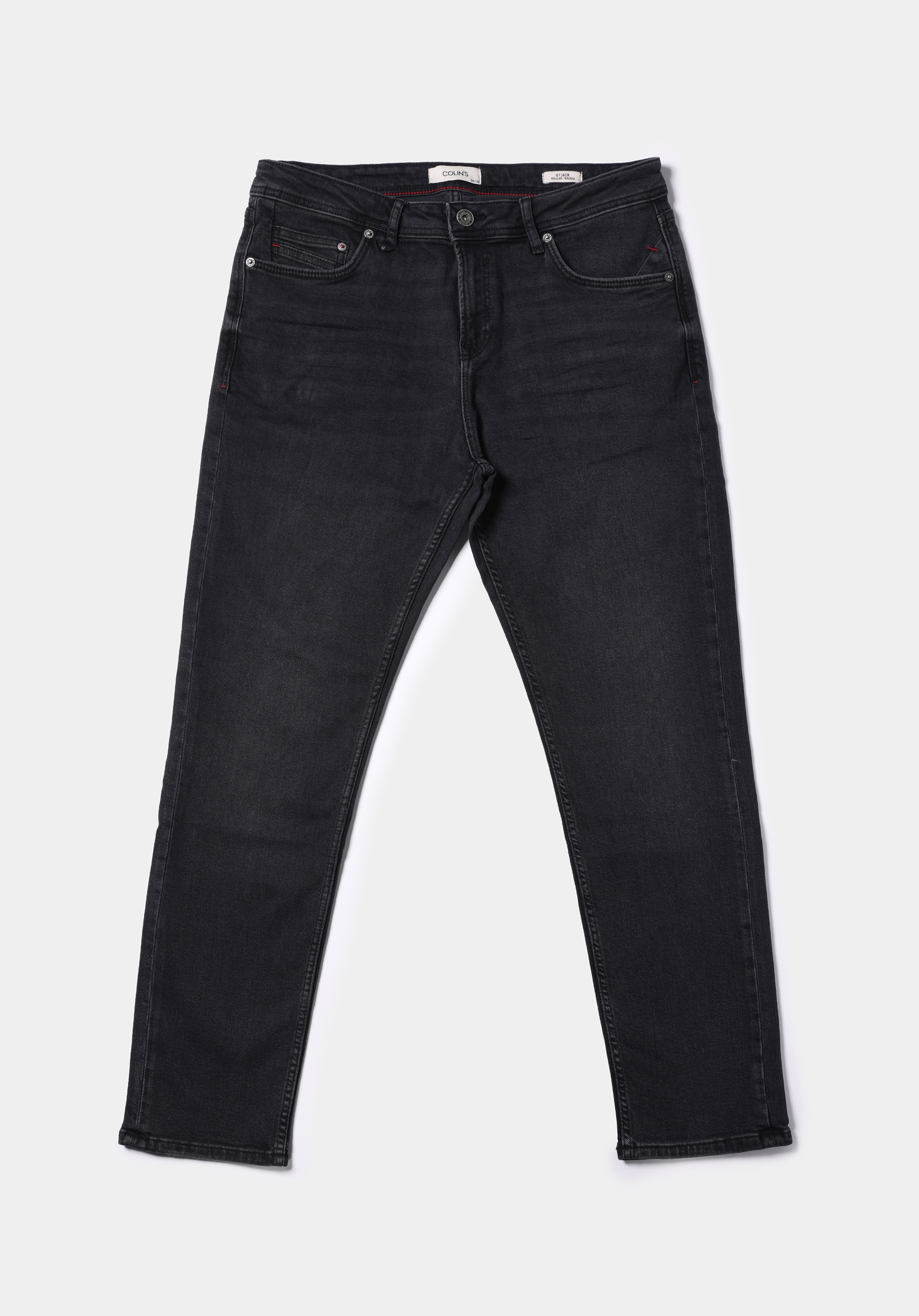 Regular Fit   Erkek Siyah Jean Pantolon