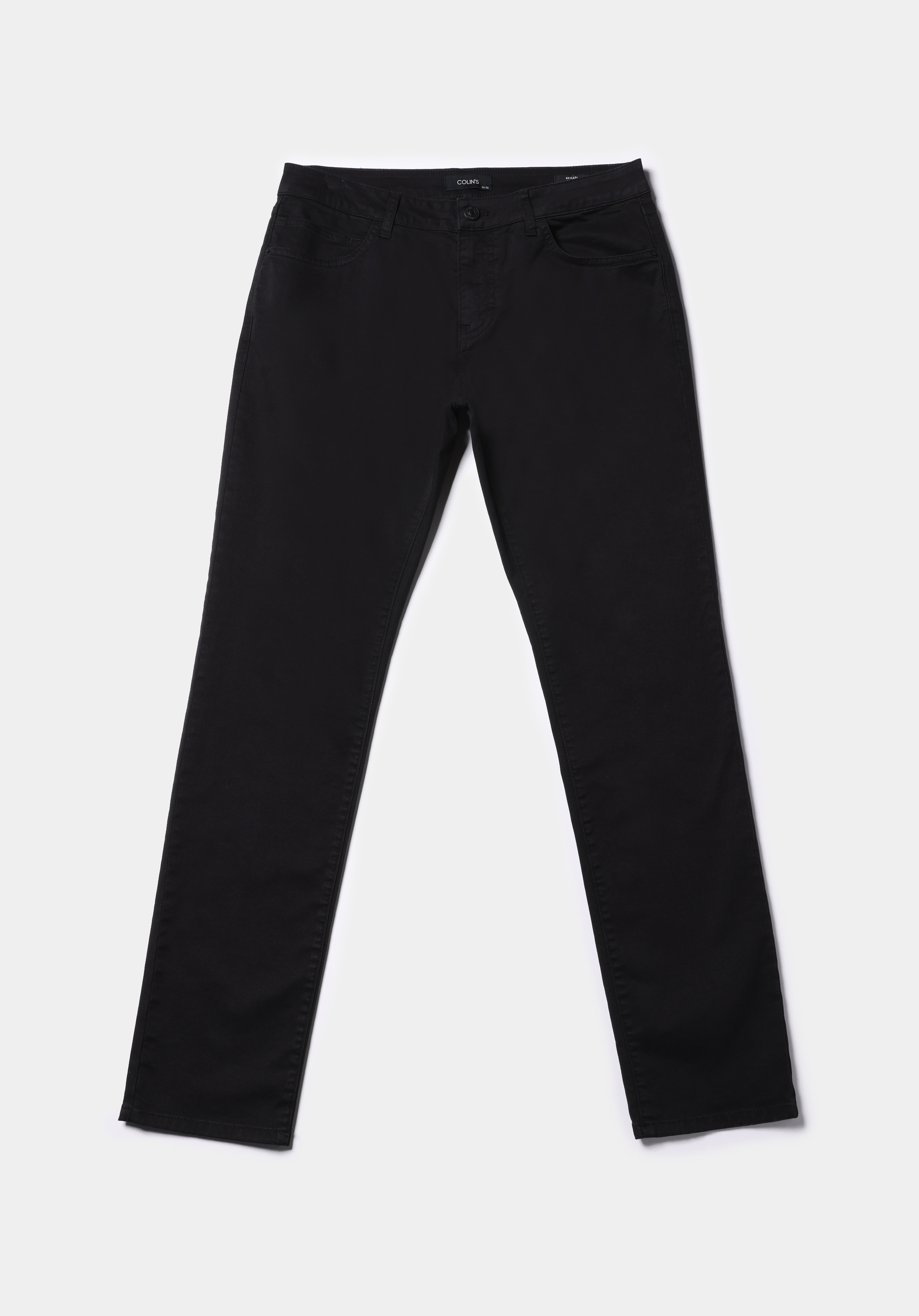 Straıght Fıt Düşük Bel Düz Paça Erkek Siyah  Pantolon