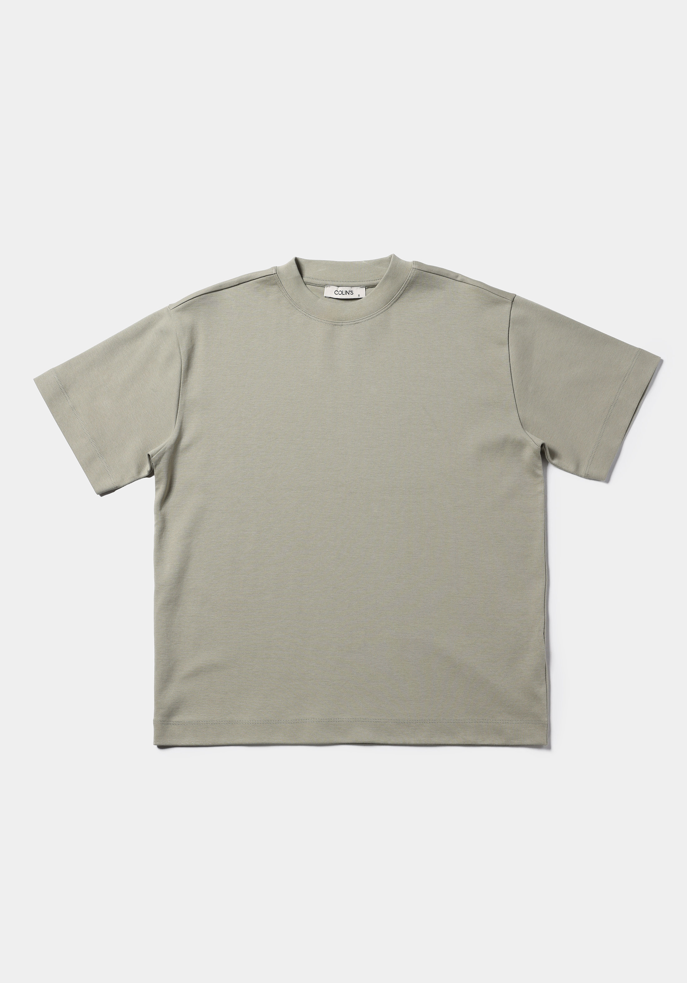 Regular Fit Yuvarlak Yaka Düz Kadın Yeşil Kısa Kol Tişört