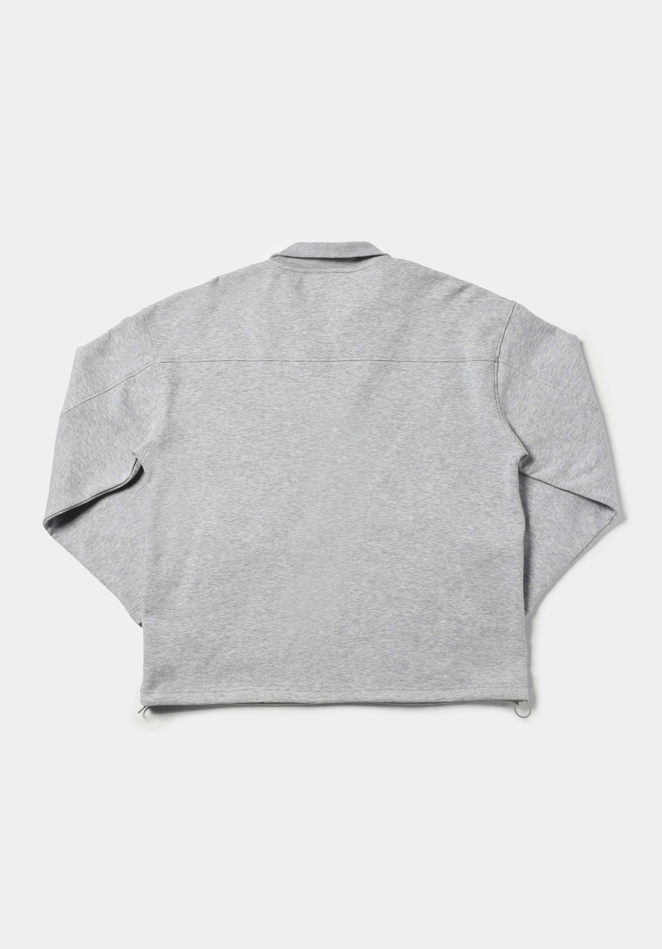 Relaxed Fit Fermuarlı Düz Kadın Gri Sweatshirt