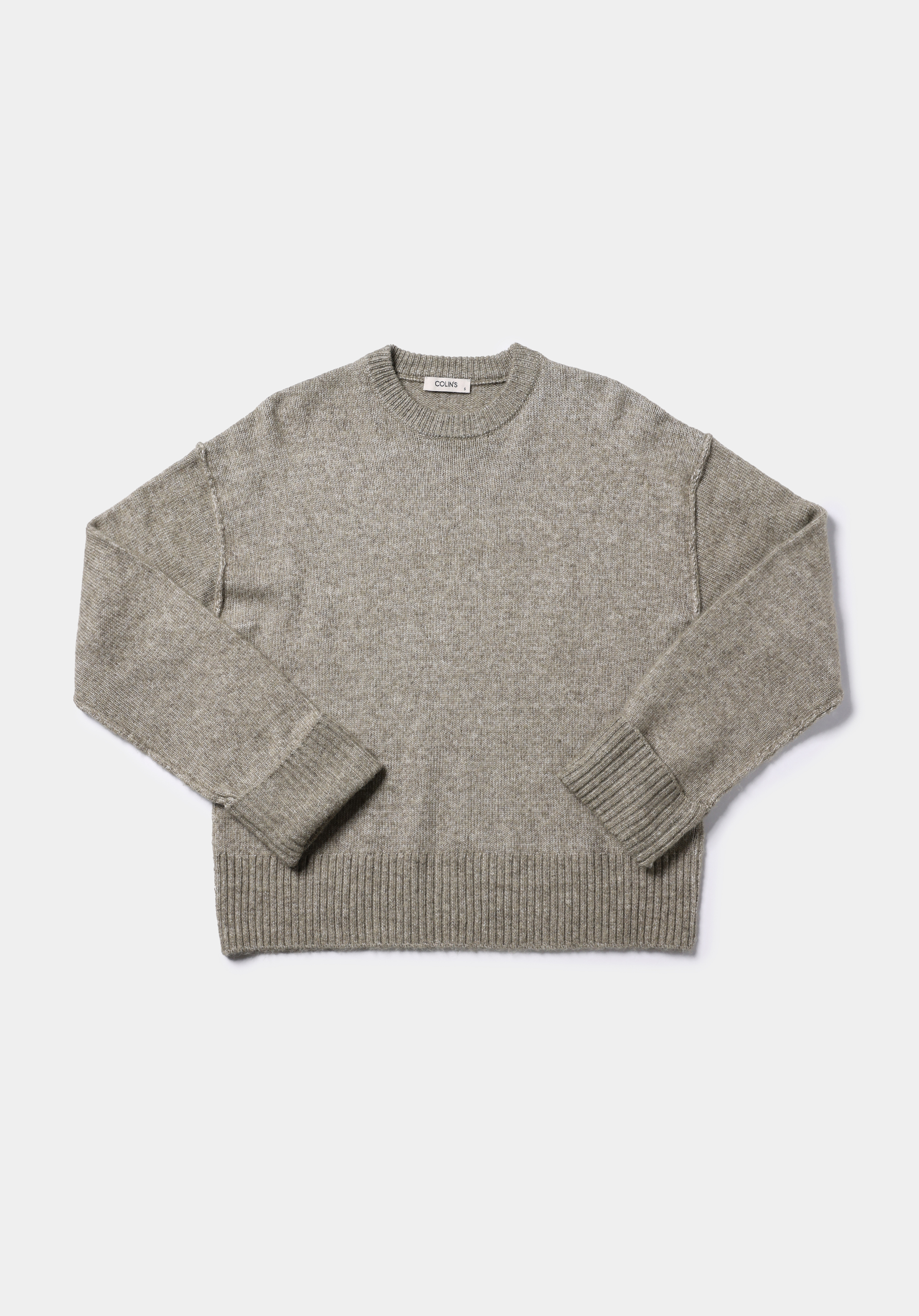 Regular Fit Yuvarlak Yaka Düz Kadın Yeşil Kazak