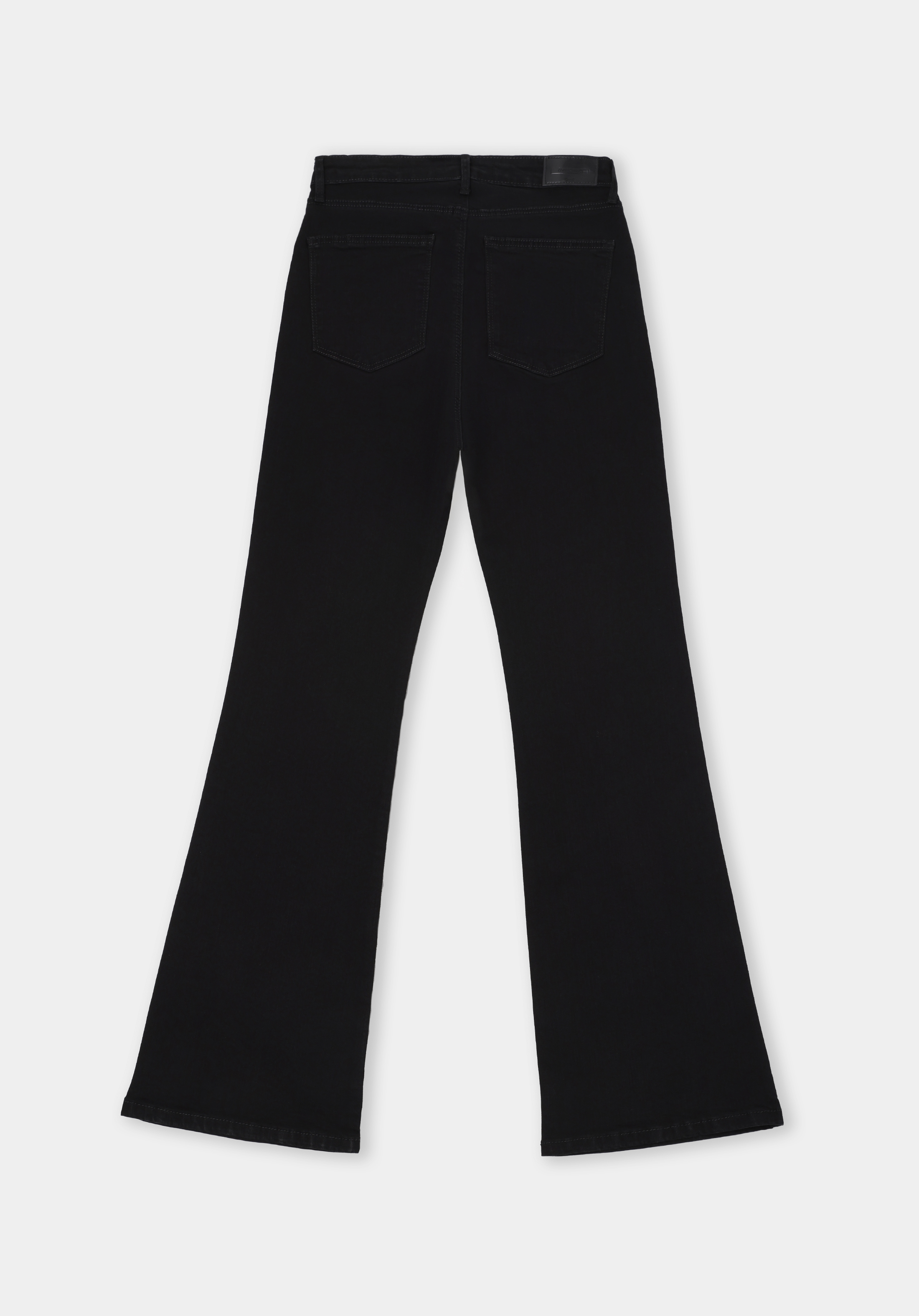 Regular Fit Orta Bel Bootcut Kadın Black Black Denim Jean Pantolon