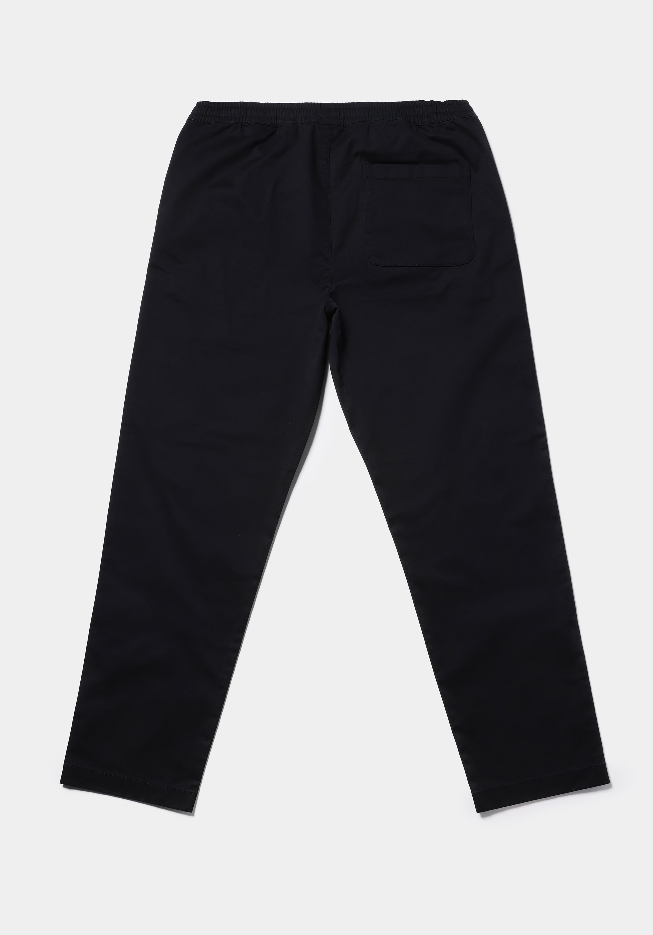 Regular Fit Orta Bel Düz Paça Erkek Siyah  Pantolon