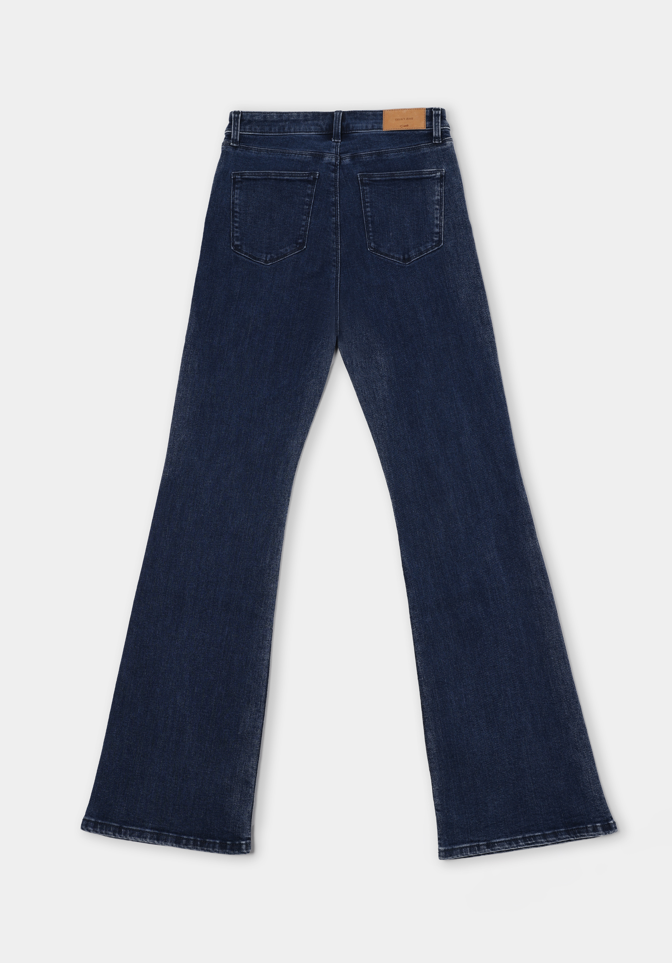 Regular Fit Orta Bel Bootcut Kadın Koyu İndigo Jean Pantolon