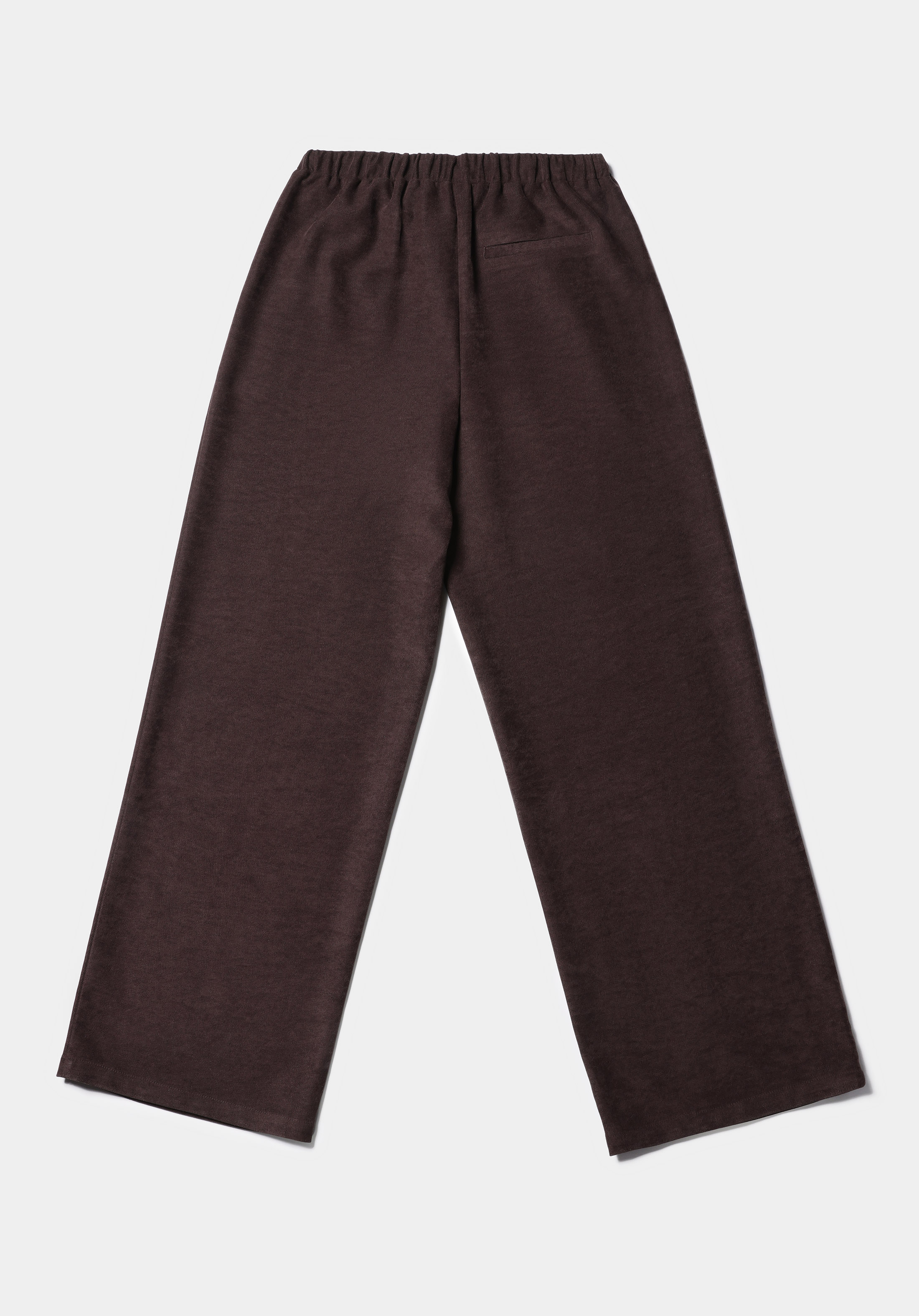 Regular Fıt Yüksel Bel Geniş Paça Kadın Kahverengi  Pantolon