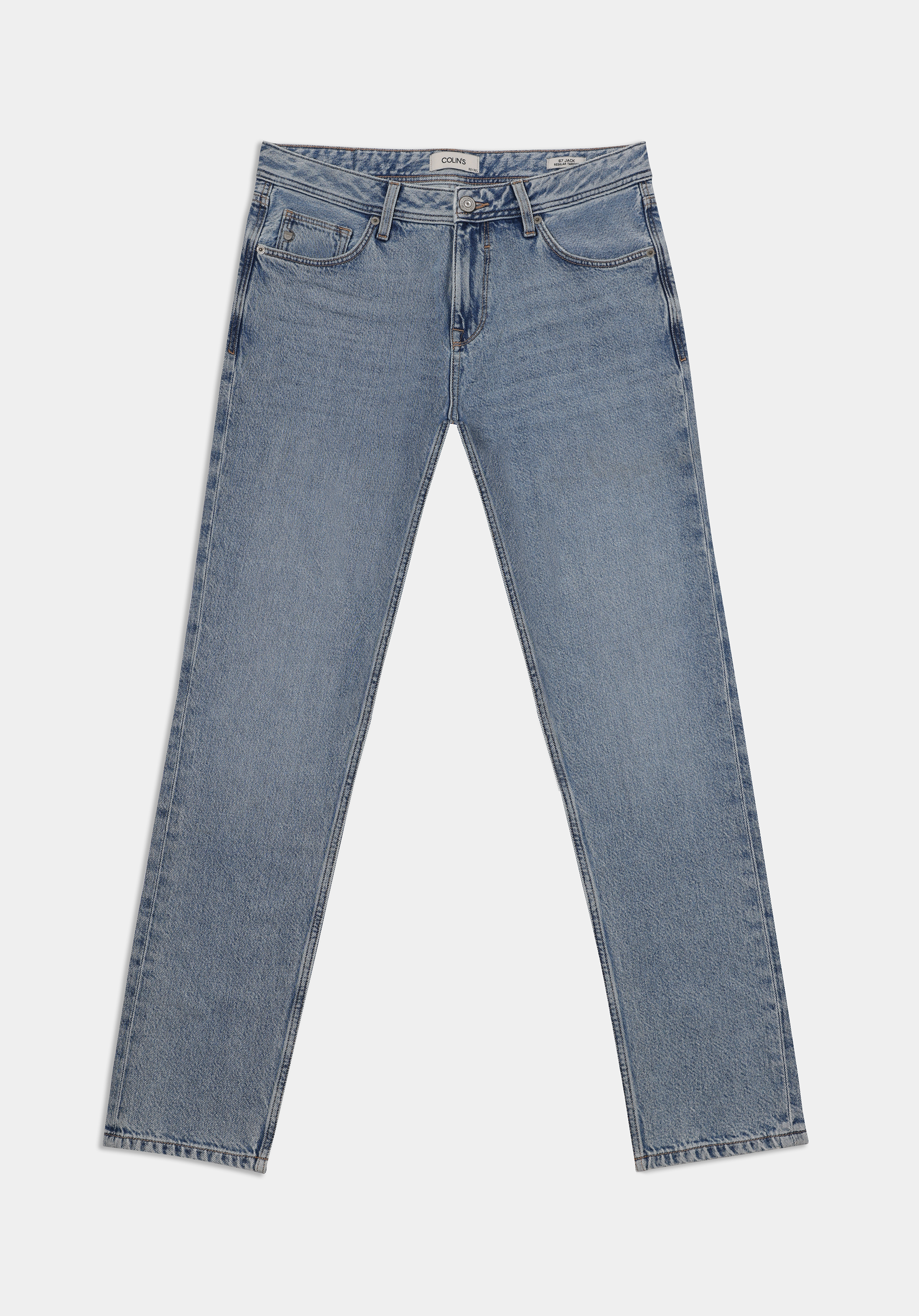 Regular Fit   Erkek İndigo Jean Pantolon