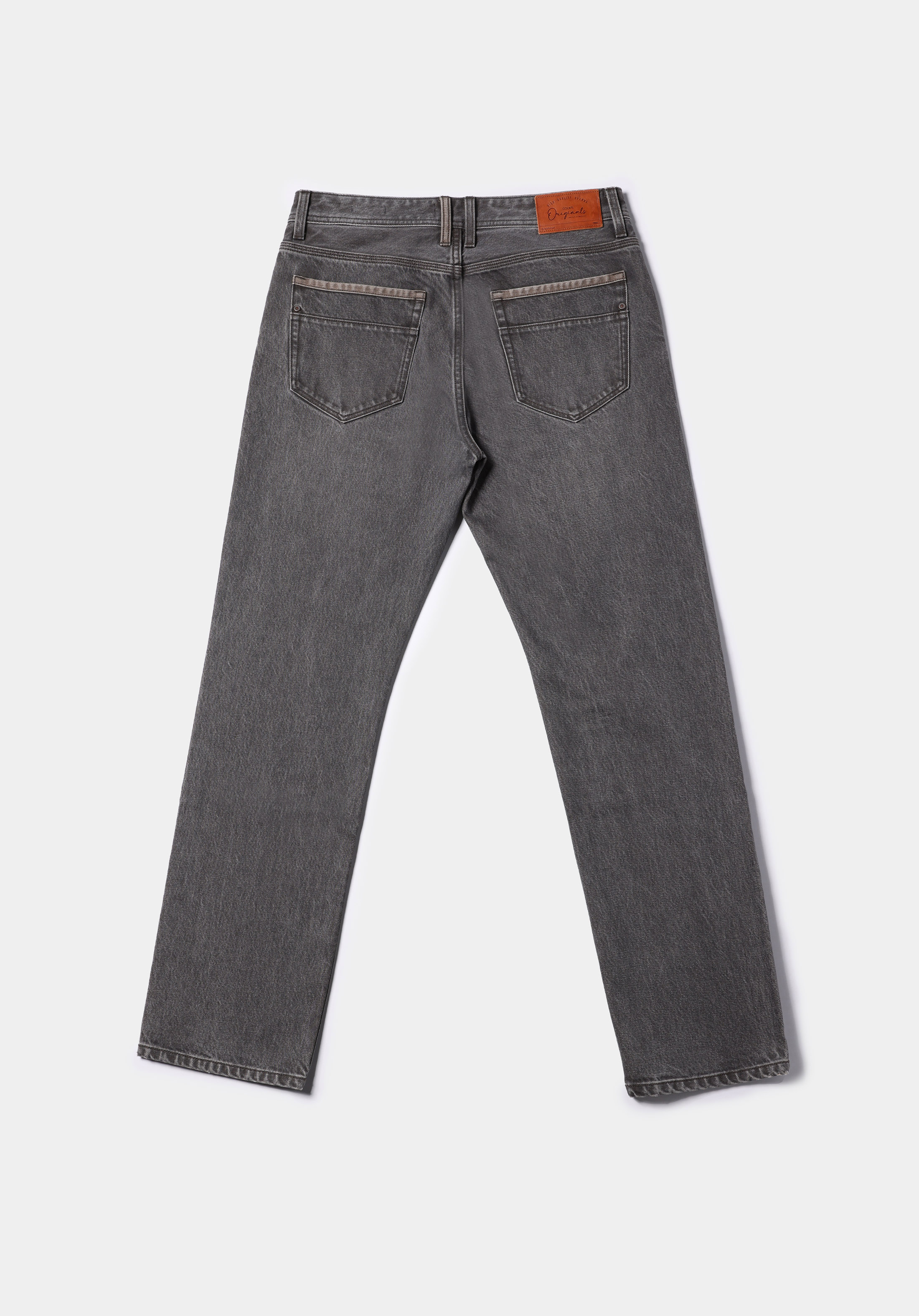 Regular Fit Orta Bel Düz Paça Erkek Siyah Jean Pantolon