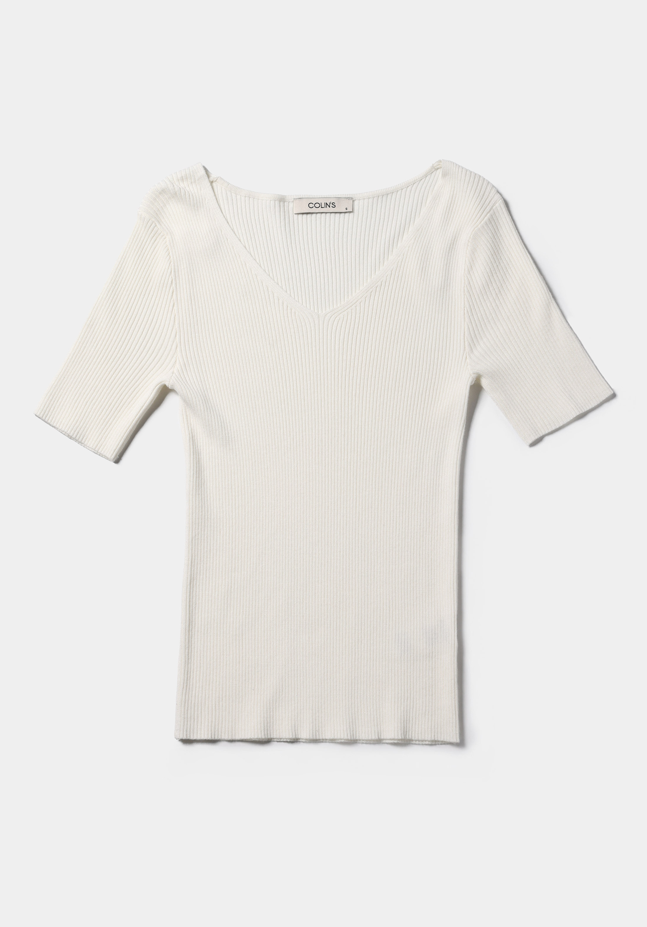 Slim Fit   Kadın Beyaz  Kazak