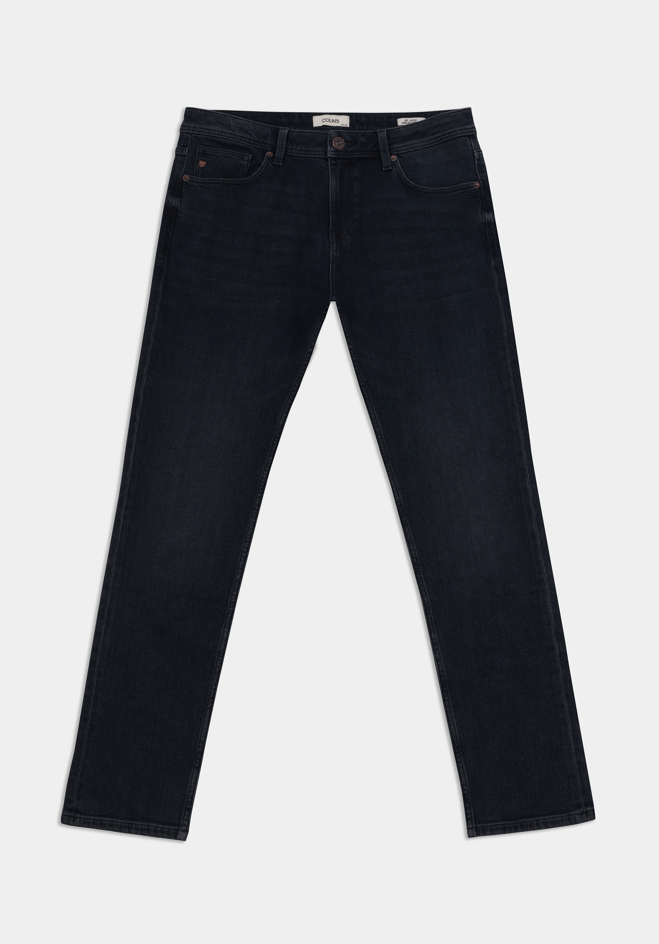 Regular Fit   Erkek Koyu İndigo Jean Pantolon