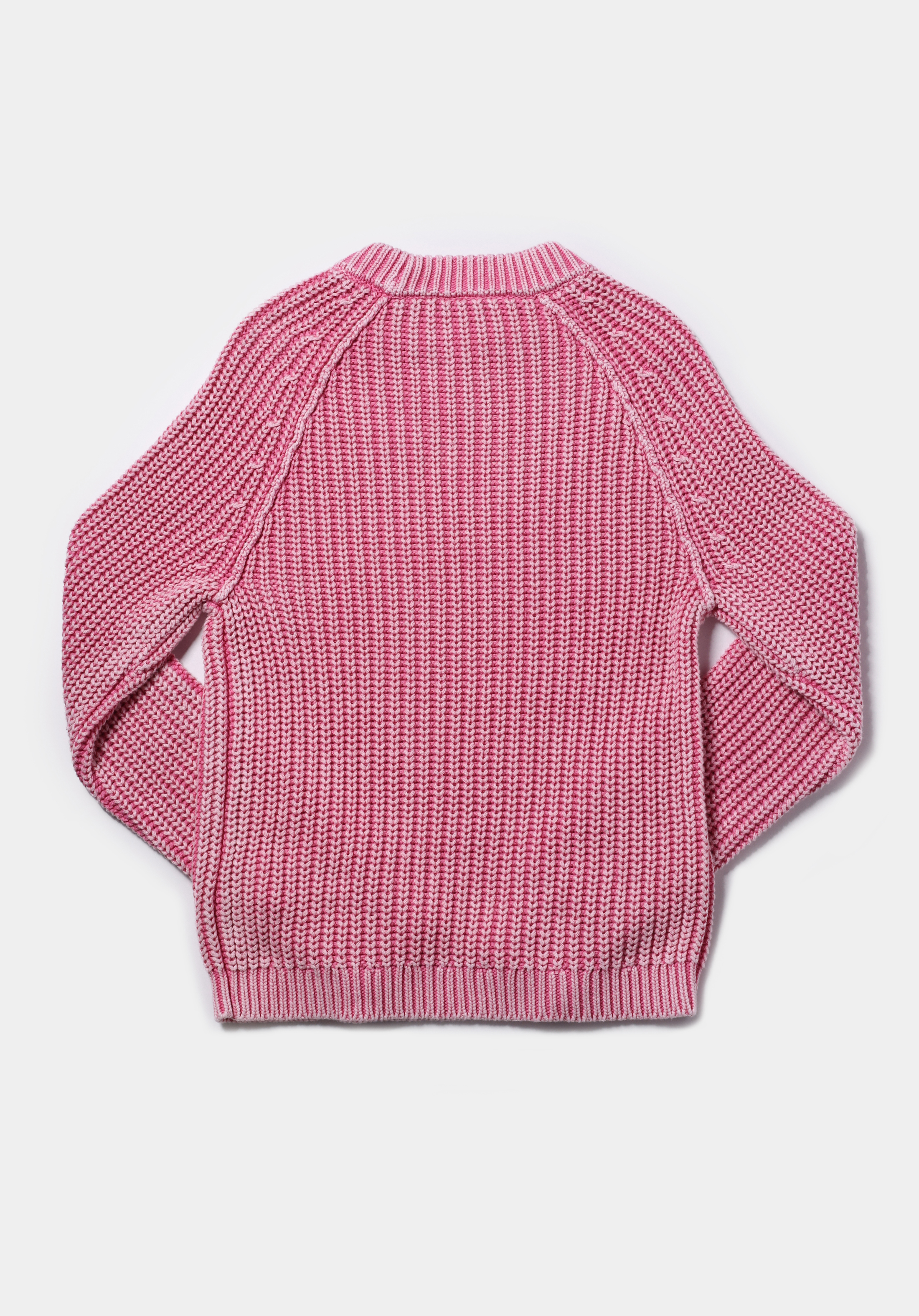 Regular Fit Yuvarlak Yaka Düz Kadın Pembe Kazak