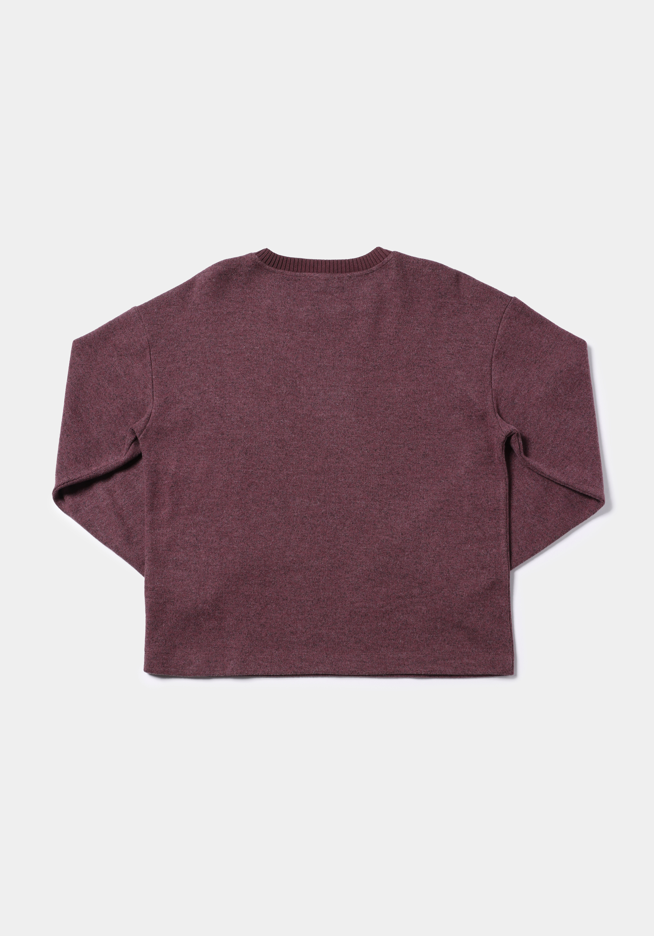 Regular Fit Yuvarlak Yaka Düz Kadın Mor Tişört