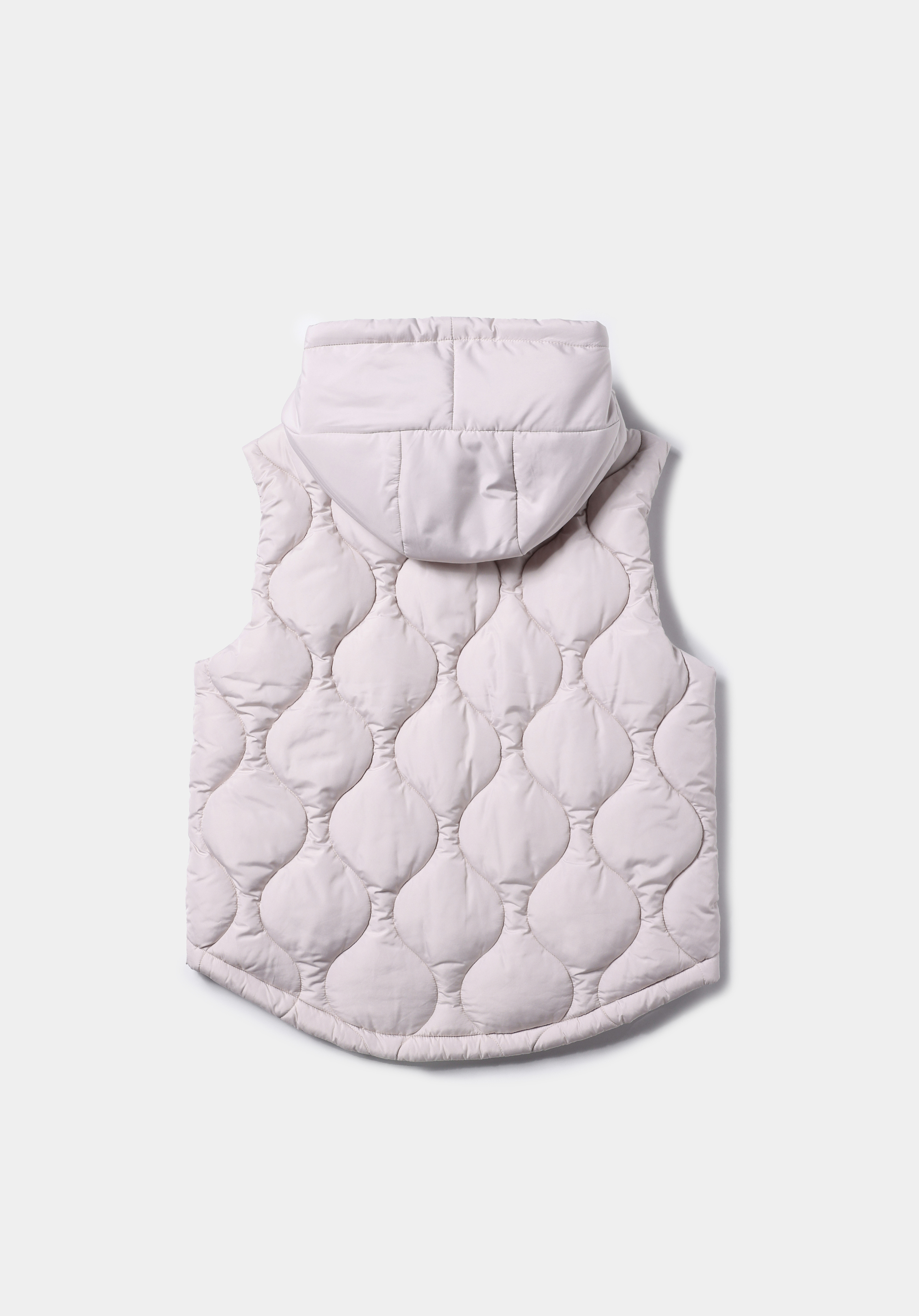 Regular Fit Kapüşonlu Fermuarlı Astarlı Suya Dayanıklı Kadın Taş Yelek