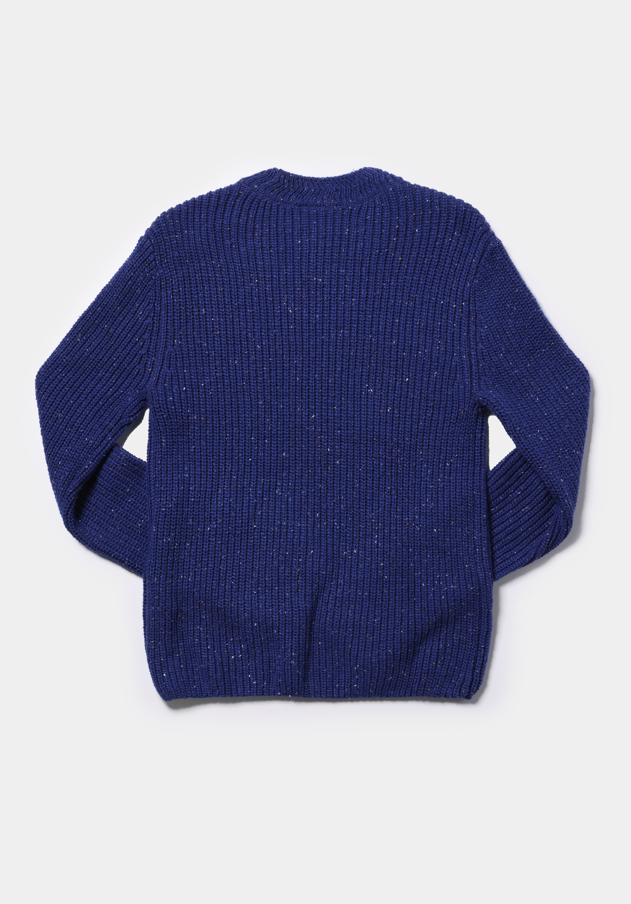 Regular Fit Yuvarlak Yaka Düz Kadın Mavi Kazak