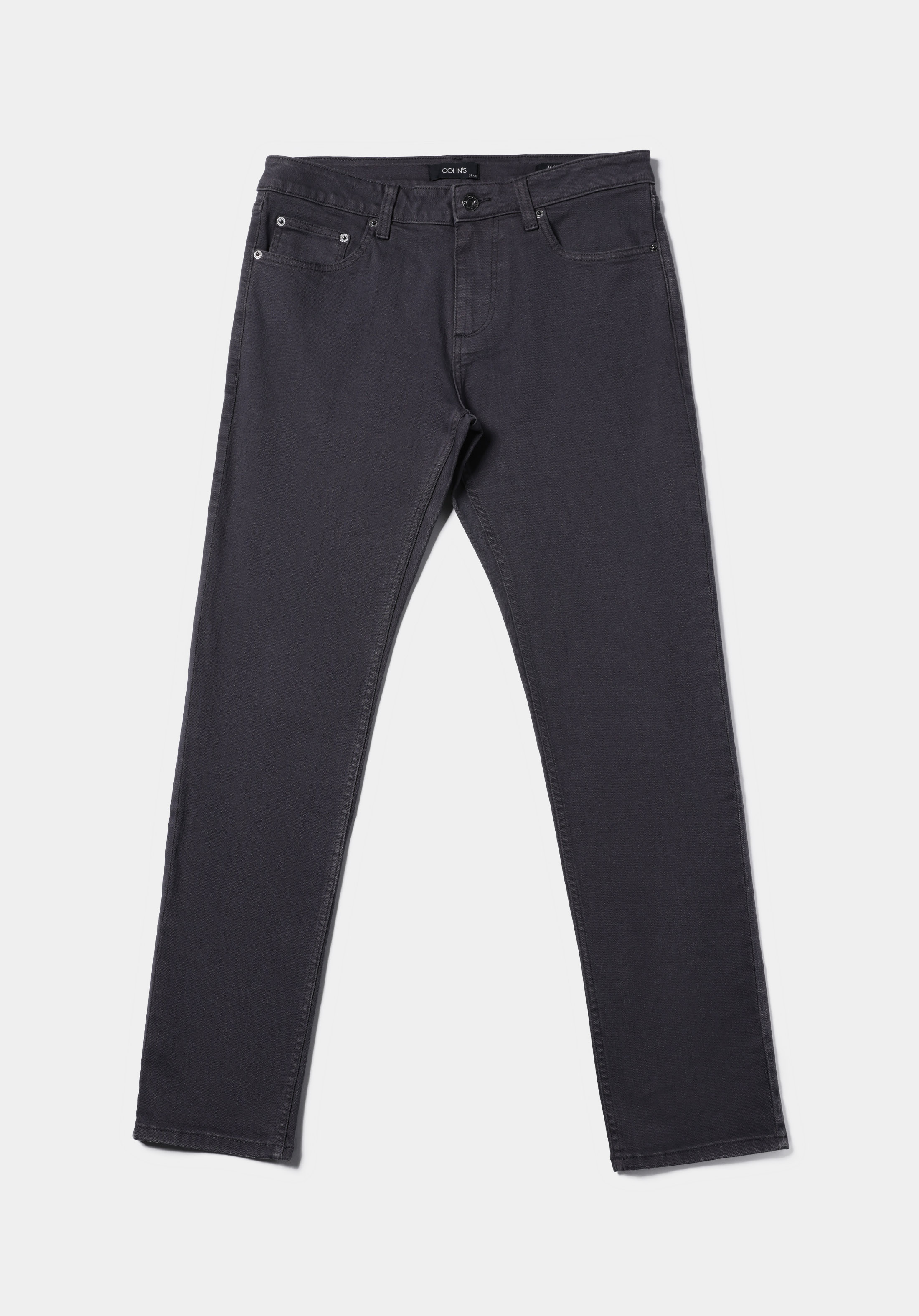 Straight Fit Orta Bel Düz Paça Erkek Antrasit  Pantolon