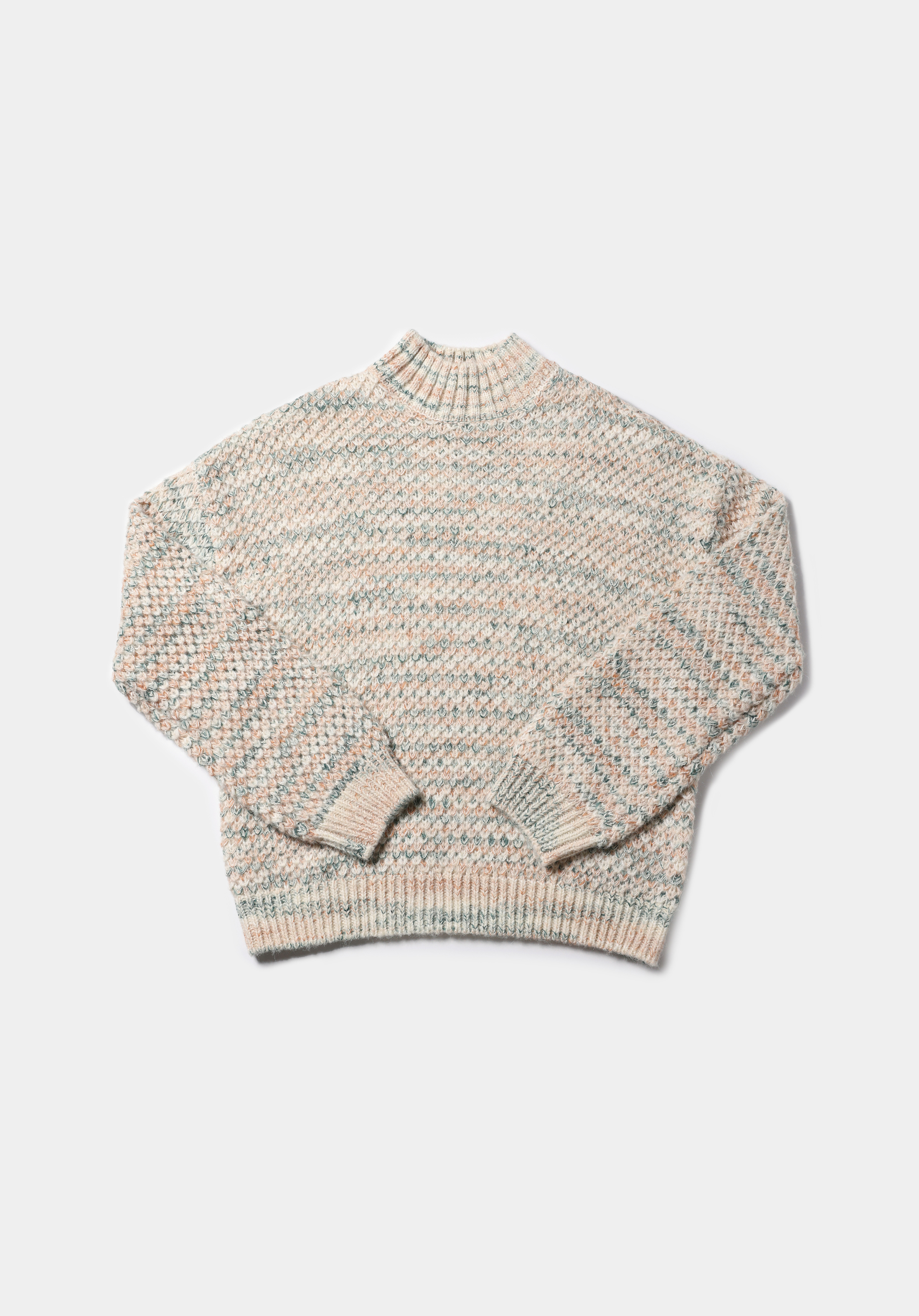 Regular Fit Yuvarlak Yaka Düz Kadın Çok Renkli Kazak