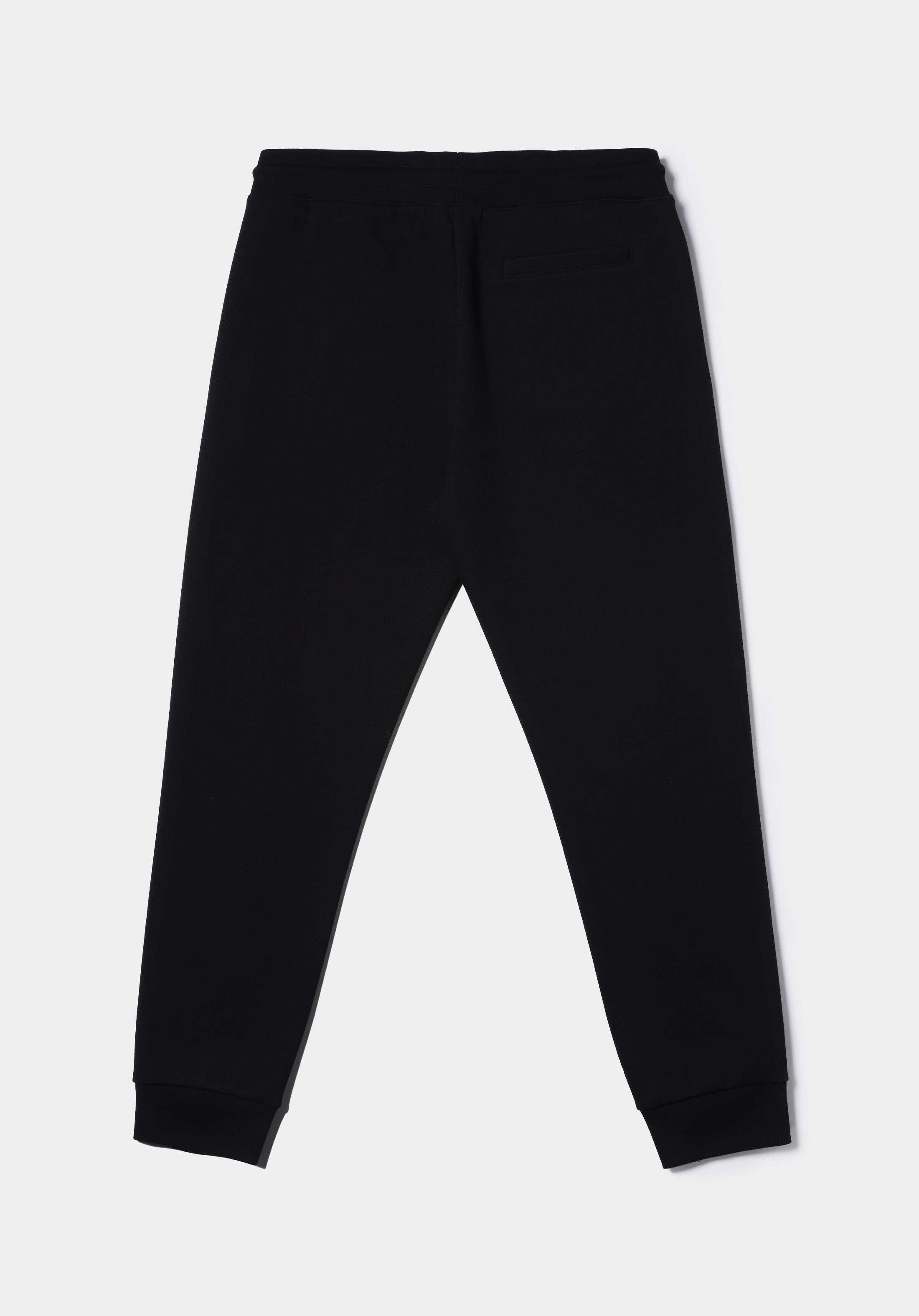 Regular Fit Orta Bel Düz Erkek Siyah Eşofman Altı