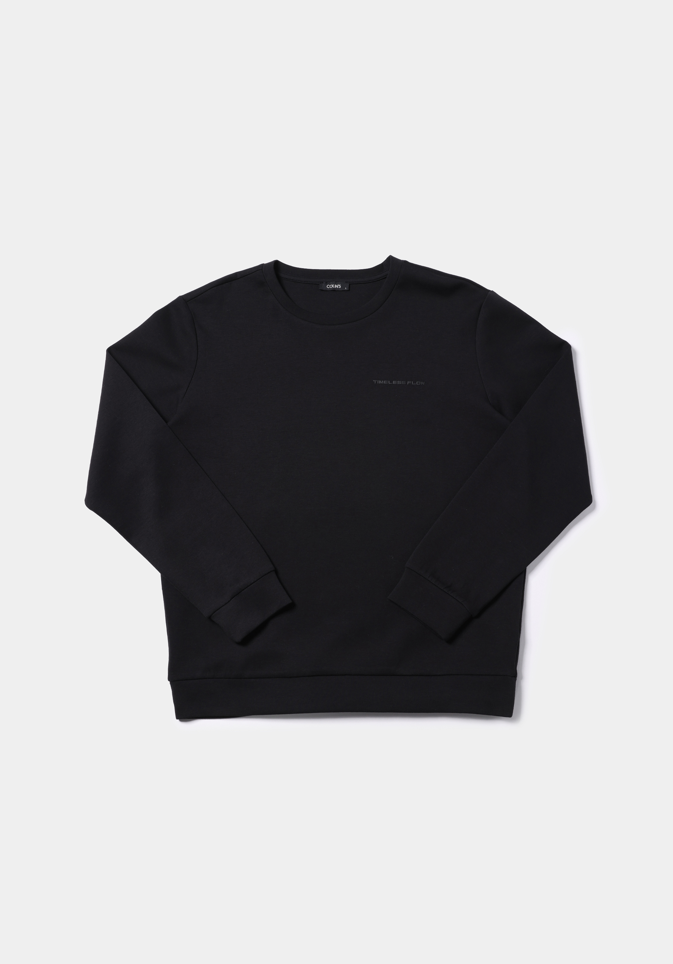 Regular Fit   Erkek Siyah Sweatshirt