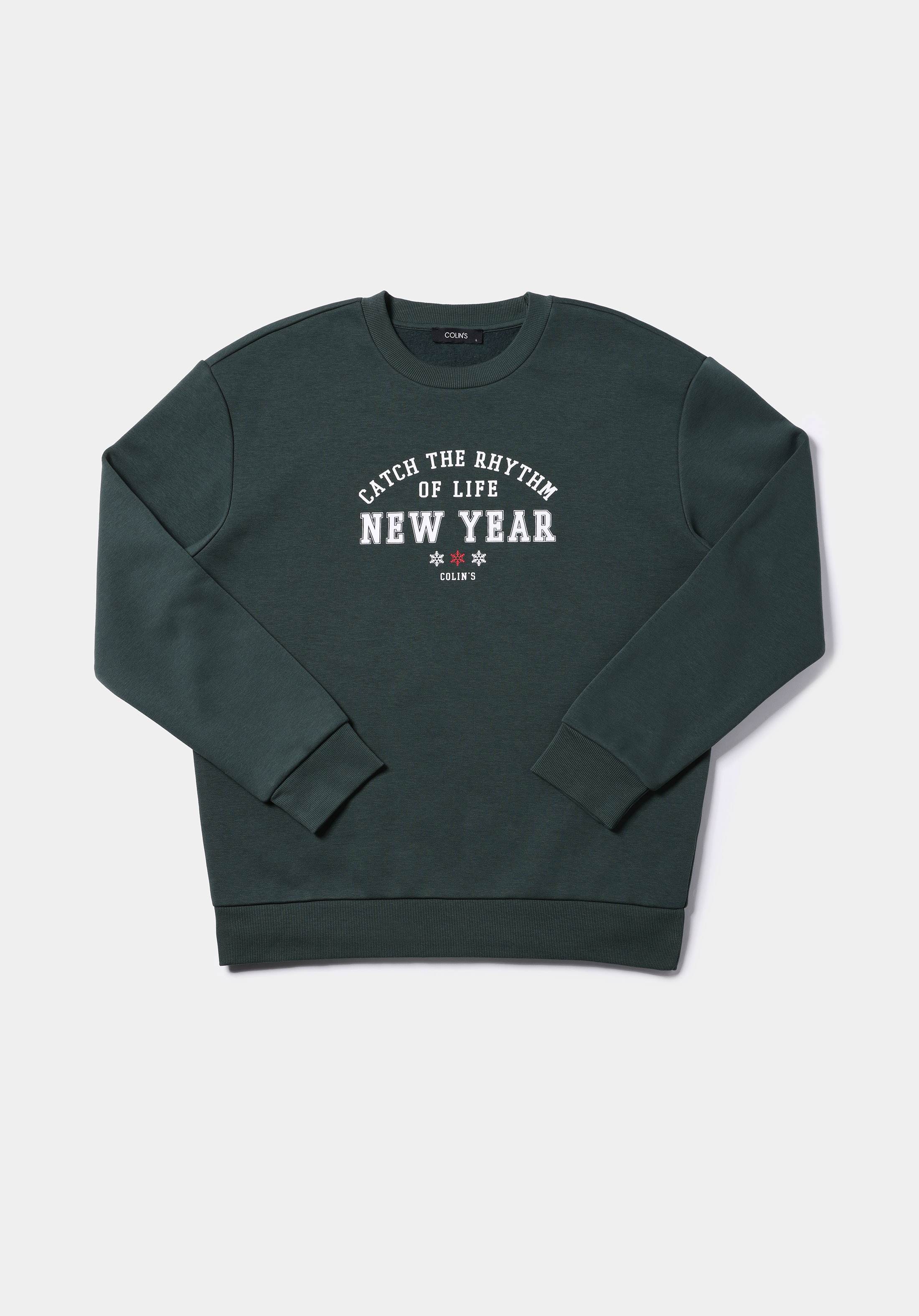 Comfort Fit   Erkek Yeşil Sweatshirt
