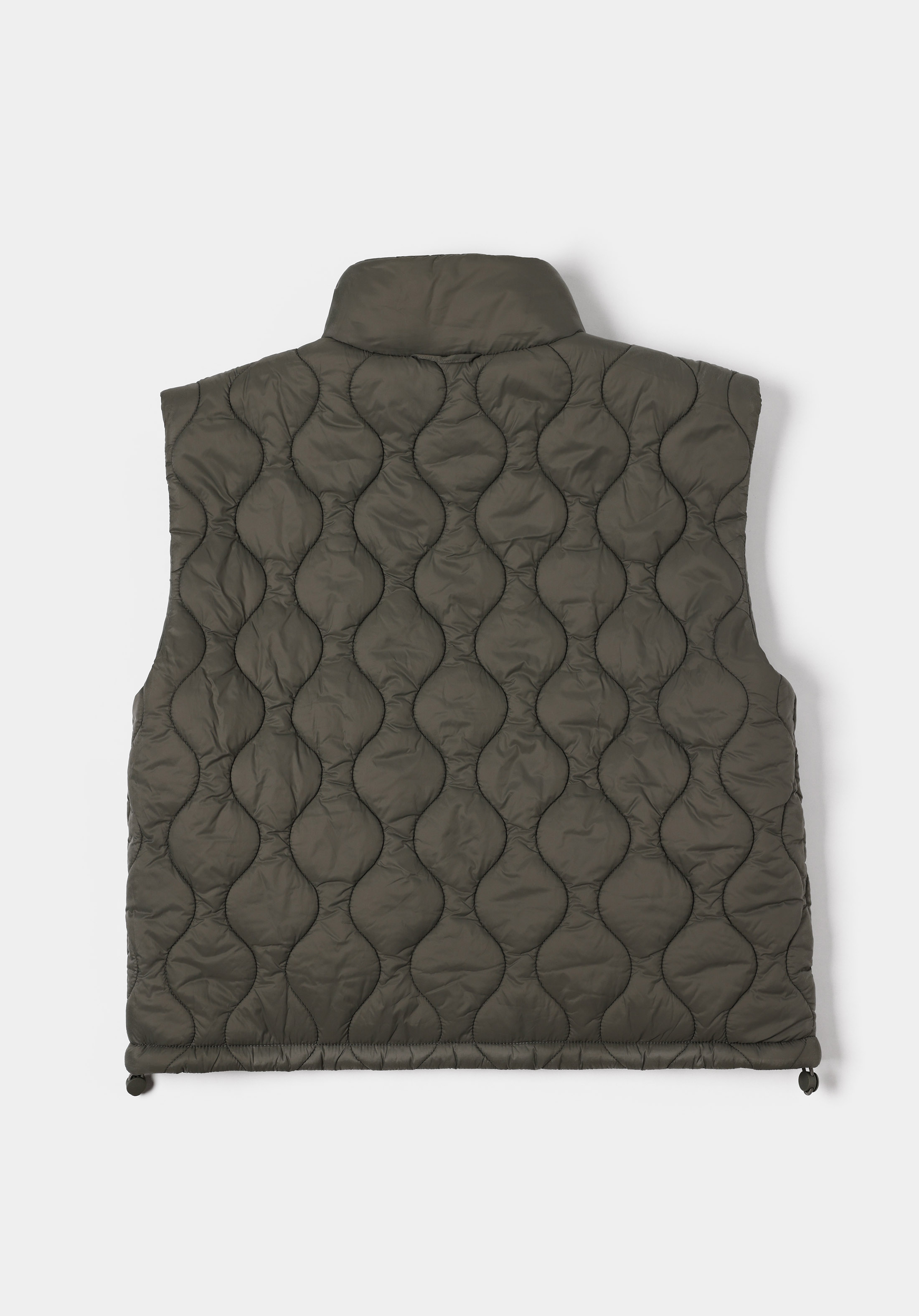 Regular Fit Dik Yaka Fermuarlı Astarlı Çift Yönlü Kadın Yeşil Yelek