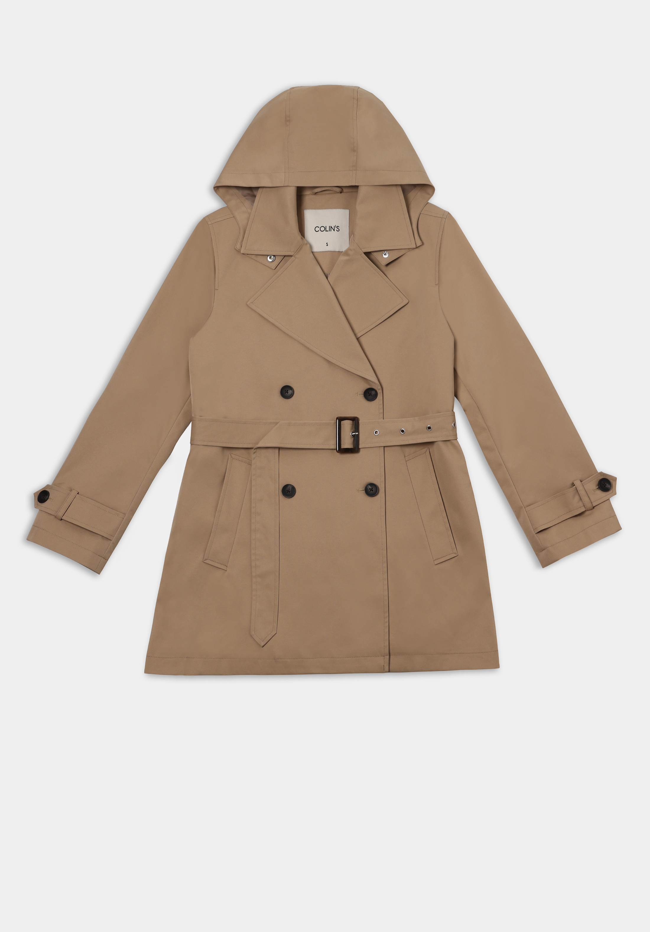 Comfort Fit Shirt Neck Kareli Erkek Siyah Uzun Kol Gömlek