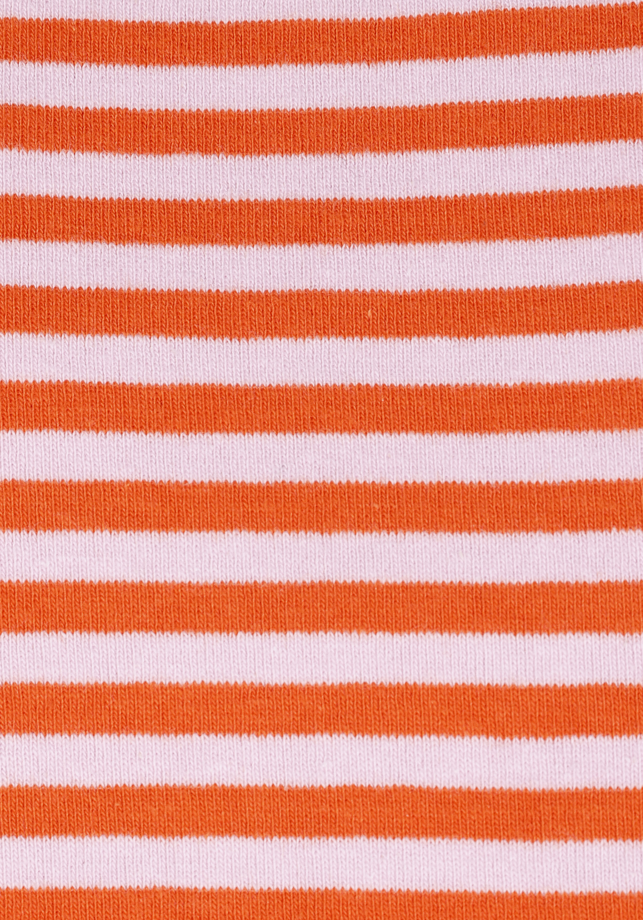 Regular Fit Yuvarlak Yaka Çizgili Kadın Kirmizi Kısa Kol Tişört